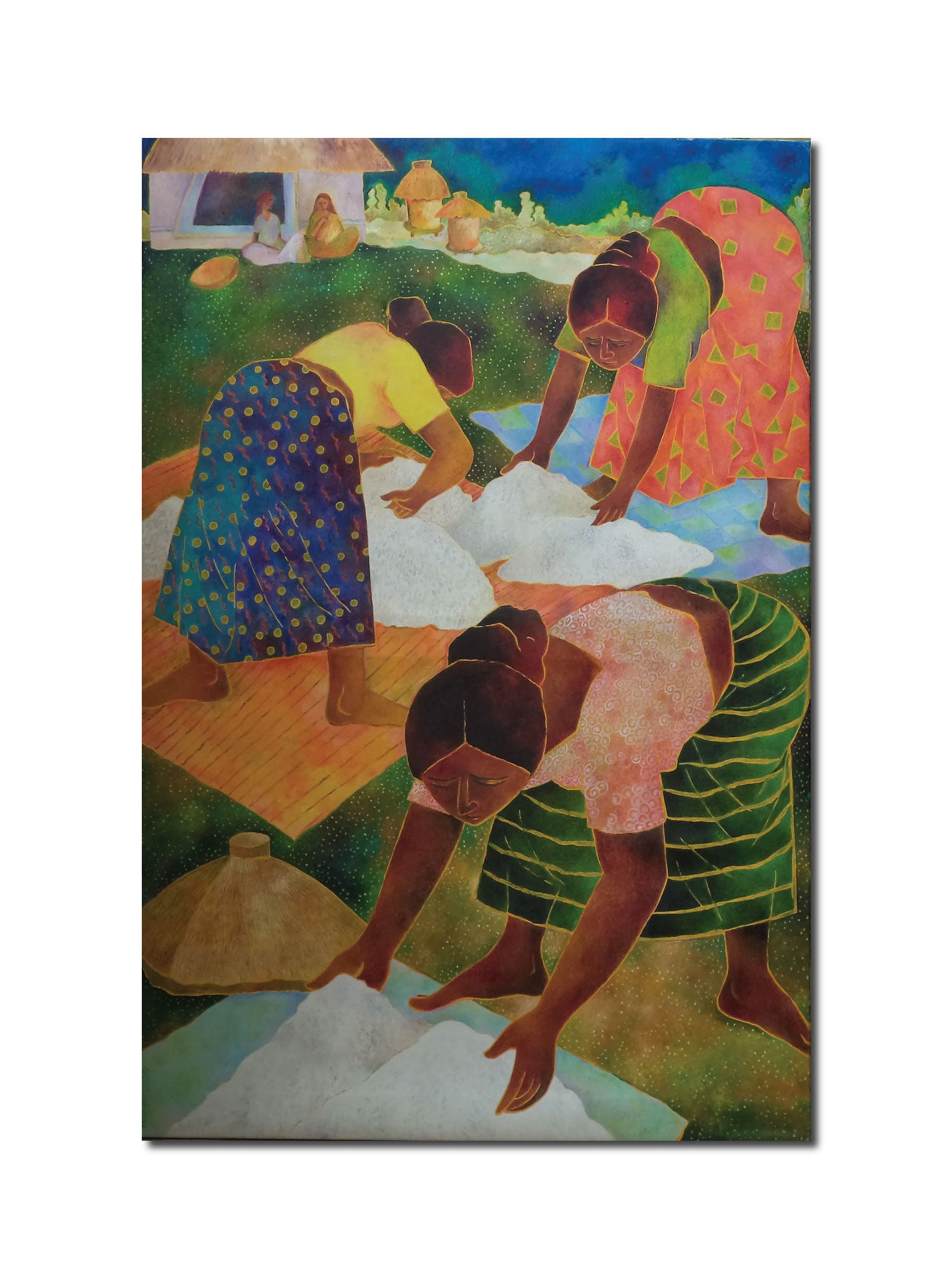 Mixed Media 'HARVESTING' Chaitali Chatterjee