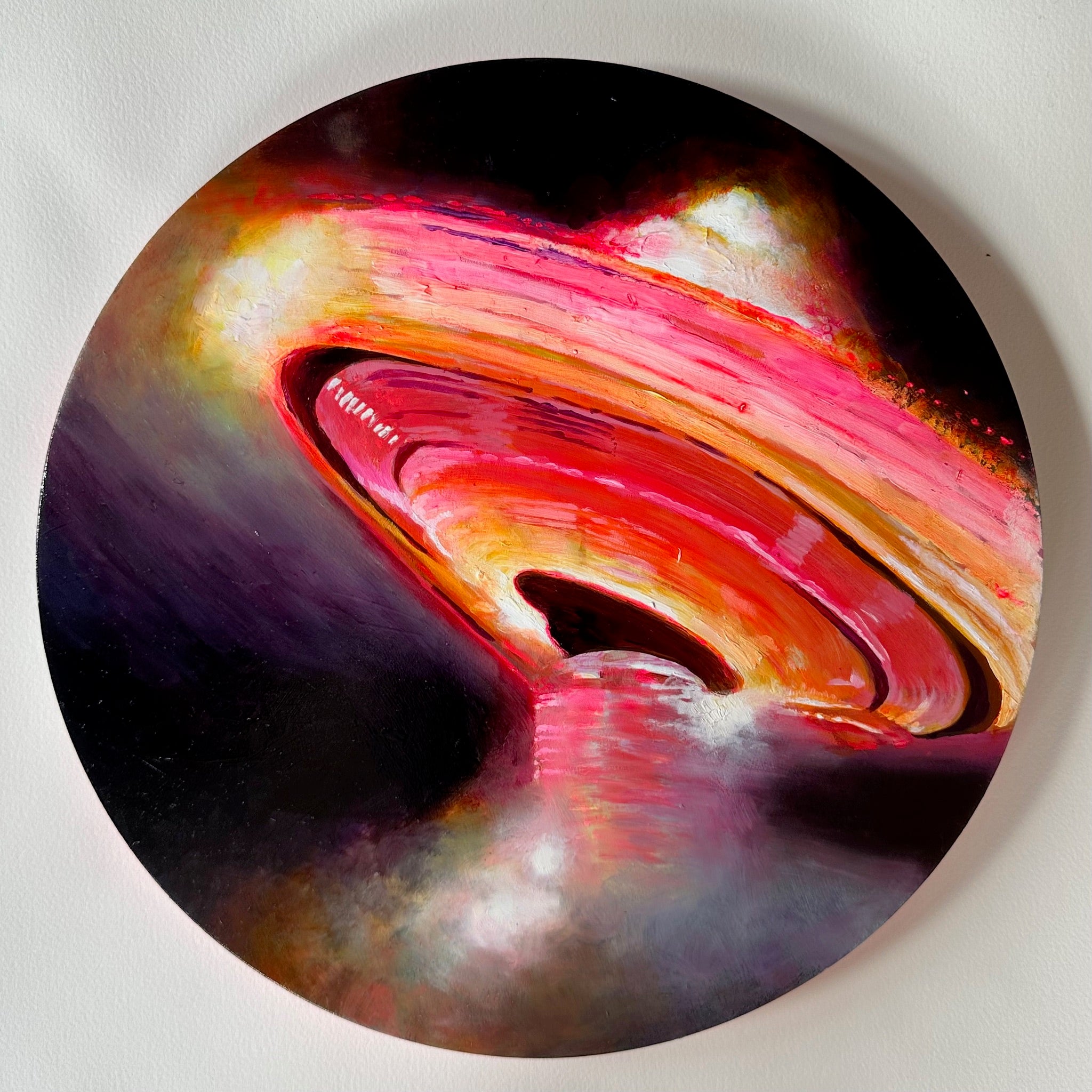 Oil 'HERE COME THE DANCERS' Michael Prettyman