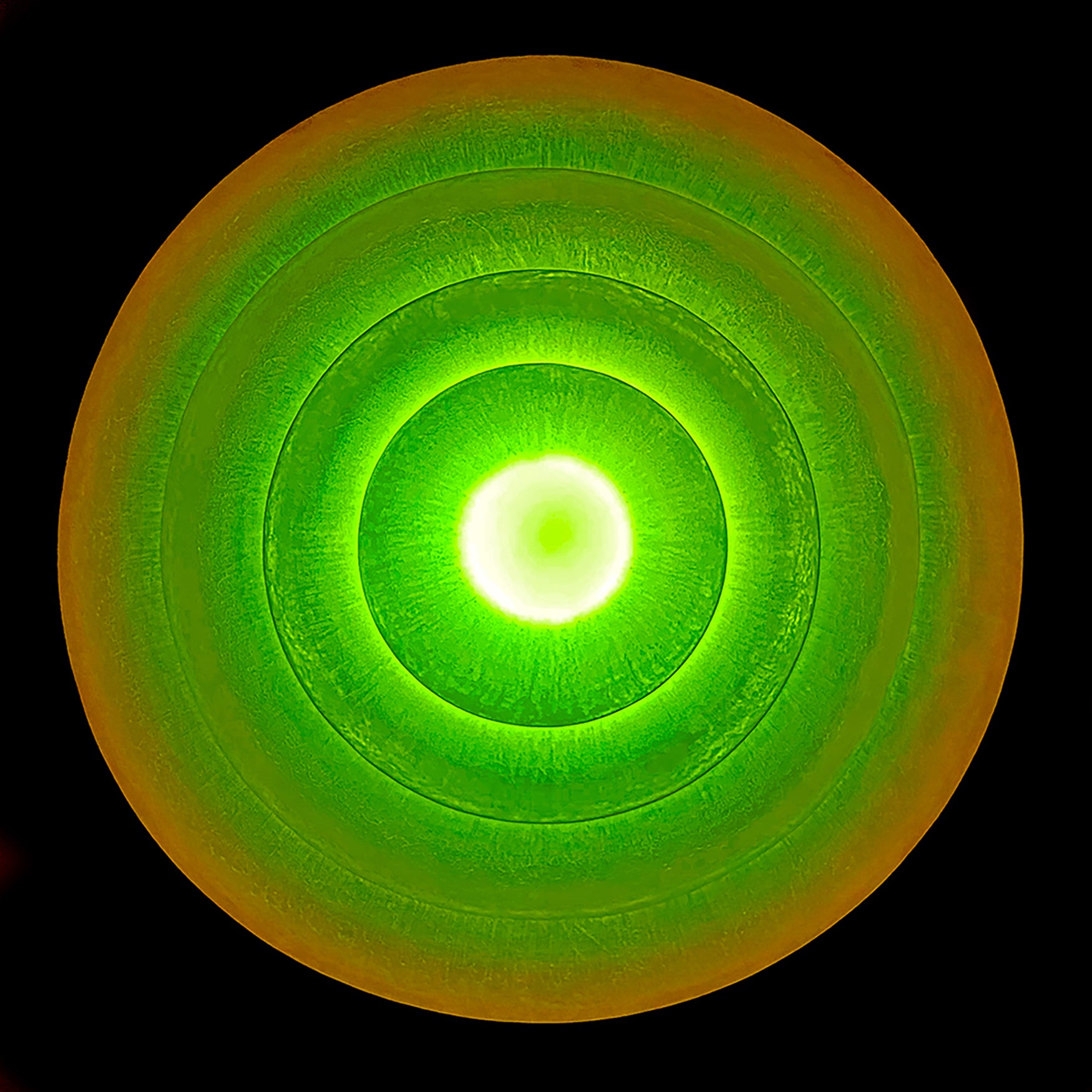 Abstract photography 'GREEN/RUST 7551' - Digital Photo Allan Baillie
