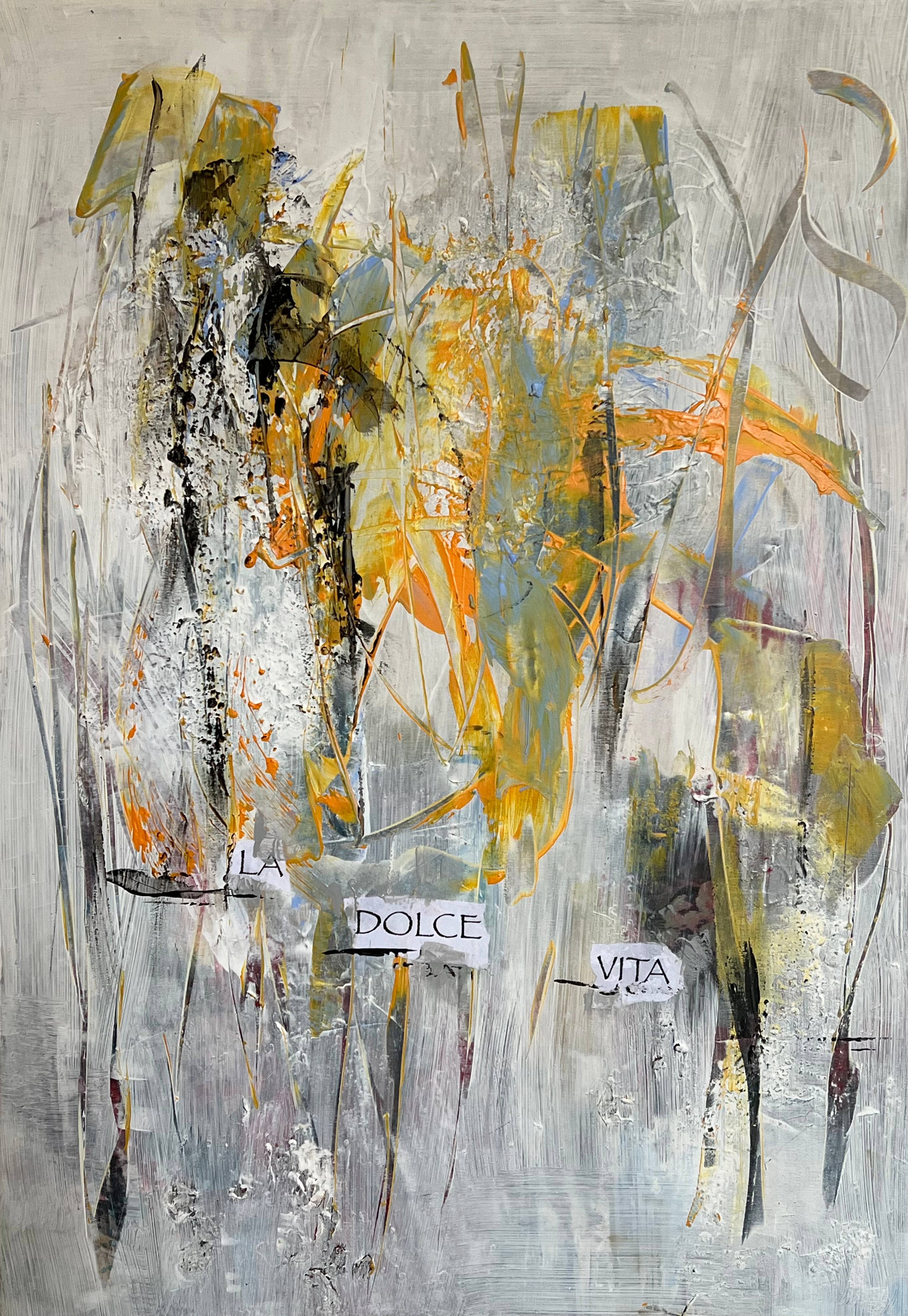 Abstract Acrylic Painting 'MORE LIKE THAT' - Acrylics, pigments on canvas Michelle Hold