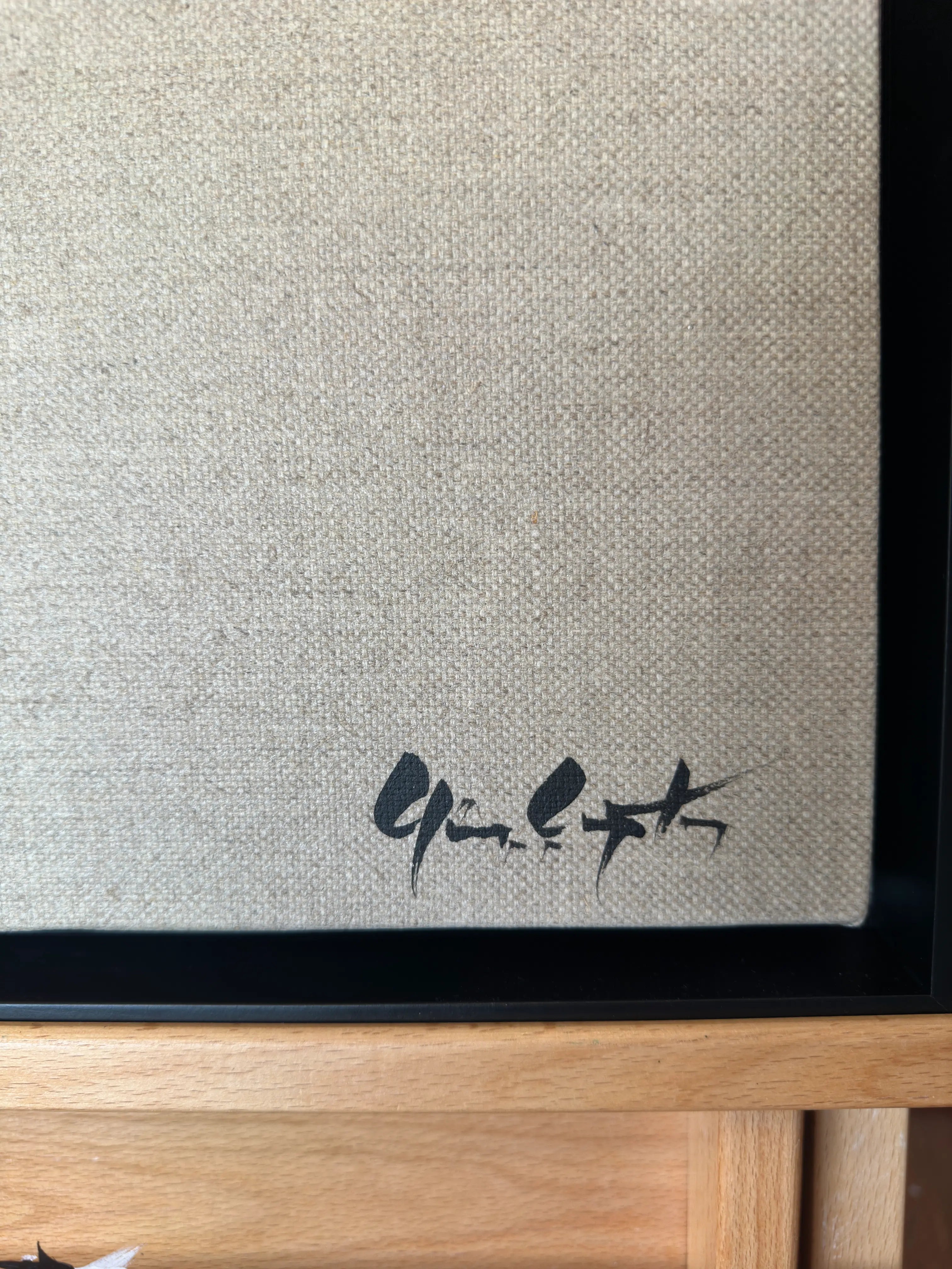Contemporary Painting 'MINDFULNESS' - Linen Canvas Gunes Caglarcan