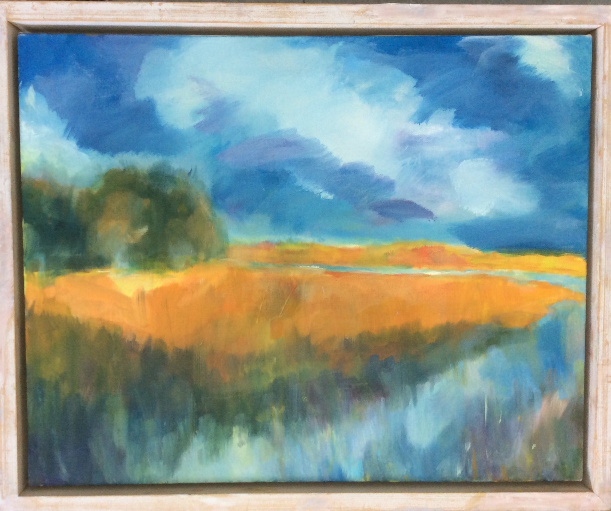 Painting 'MEADOWLANDS' - Oil on Linen Canvas Lauren Acton