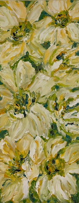 Abstract 'ALL YOUR LIGHT' - Acrylics on Canvas Catherine Cameron