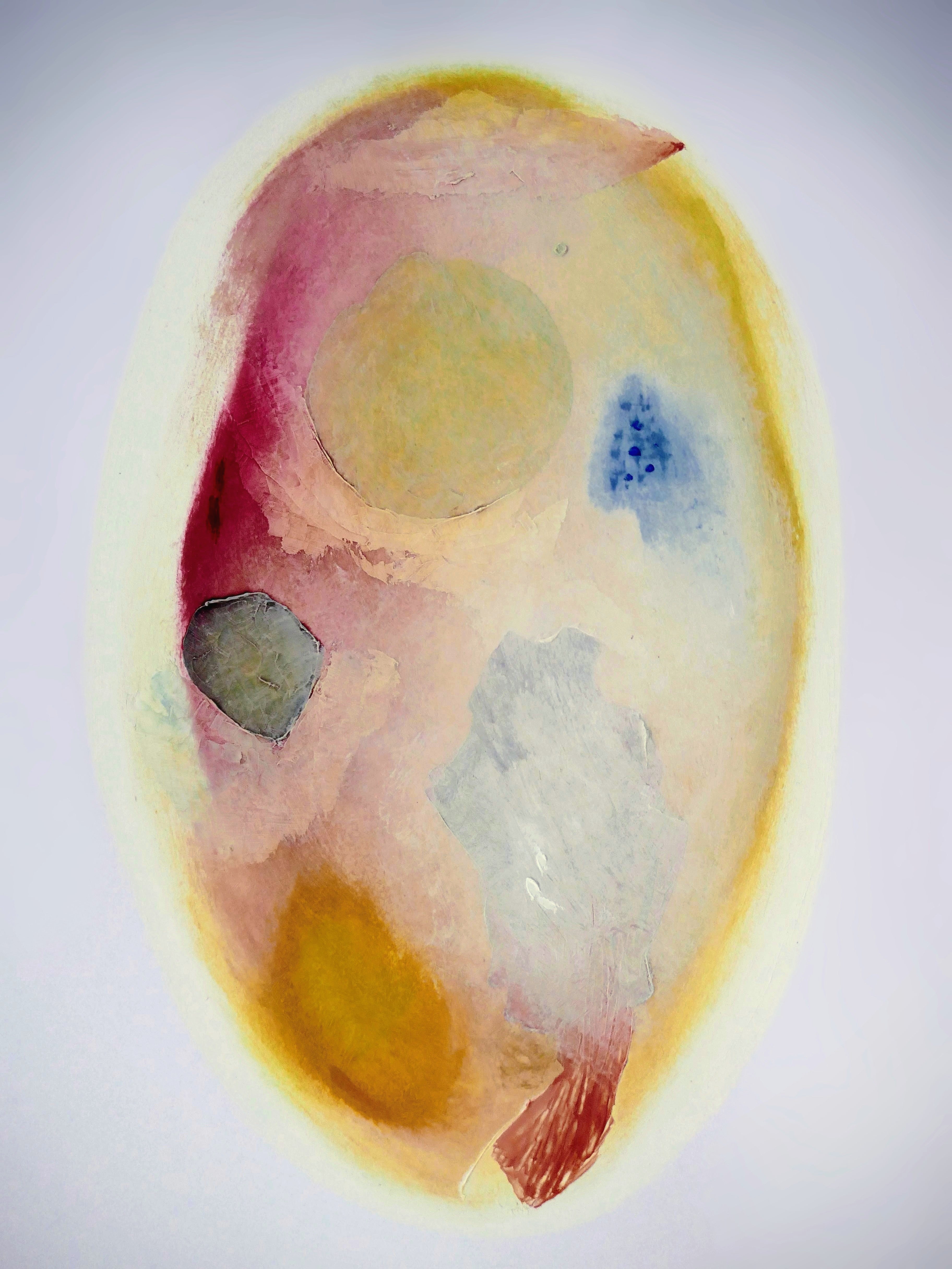 'IT WAS AS THOUGH IT HAD DECIDED TO REMAIN A PRAYER' - Oil on Prepared Paper Janet Waring Rago