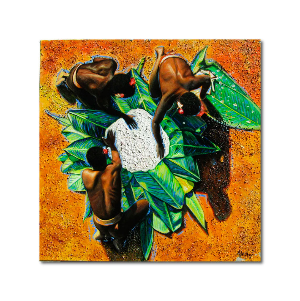 'LAP-LAP' - Acrylic on Canvas Aldéhy