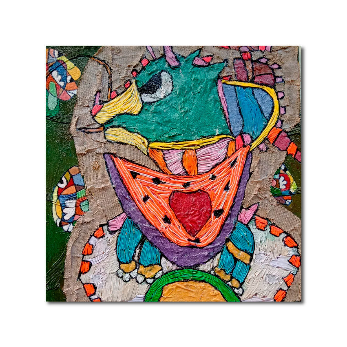 'LET’S DEFEND PALESTINE' - Mixed Medium on Canvas Antonius Kho