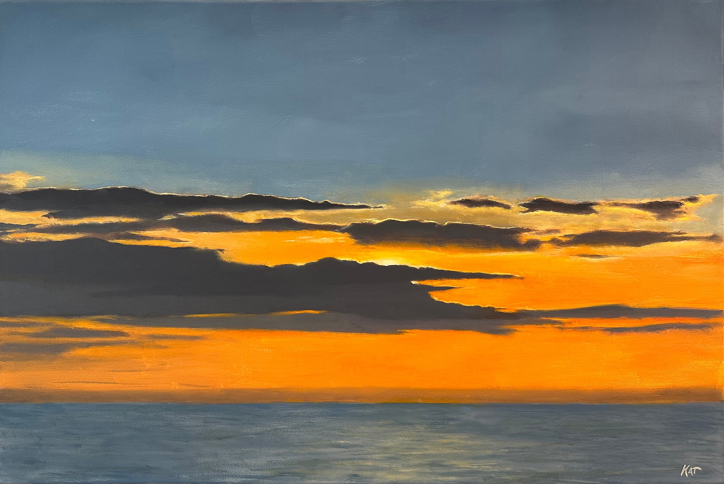 Oil 'LULLABYE' - Oil Kat Bergman