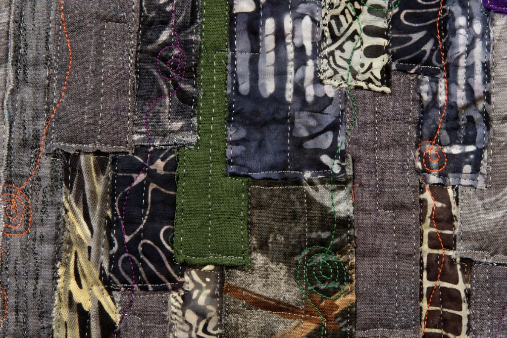 Abstract Art Collage Contemporary Mixed Media Memories ArtinQuilts - Etsy shop