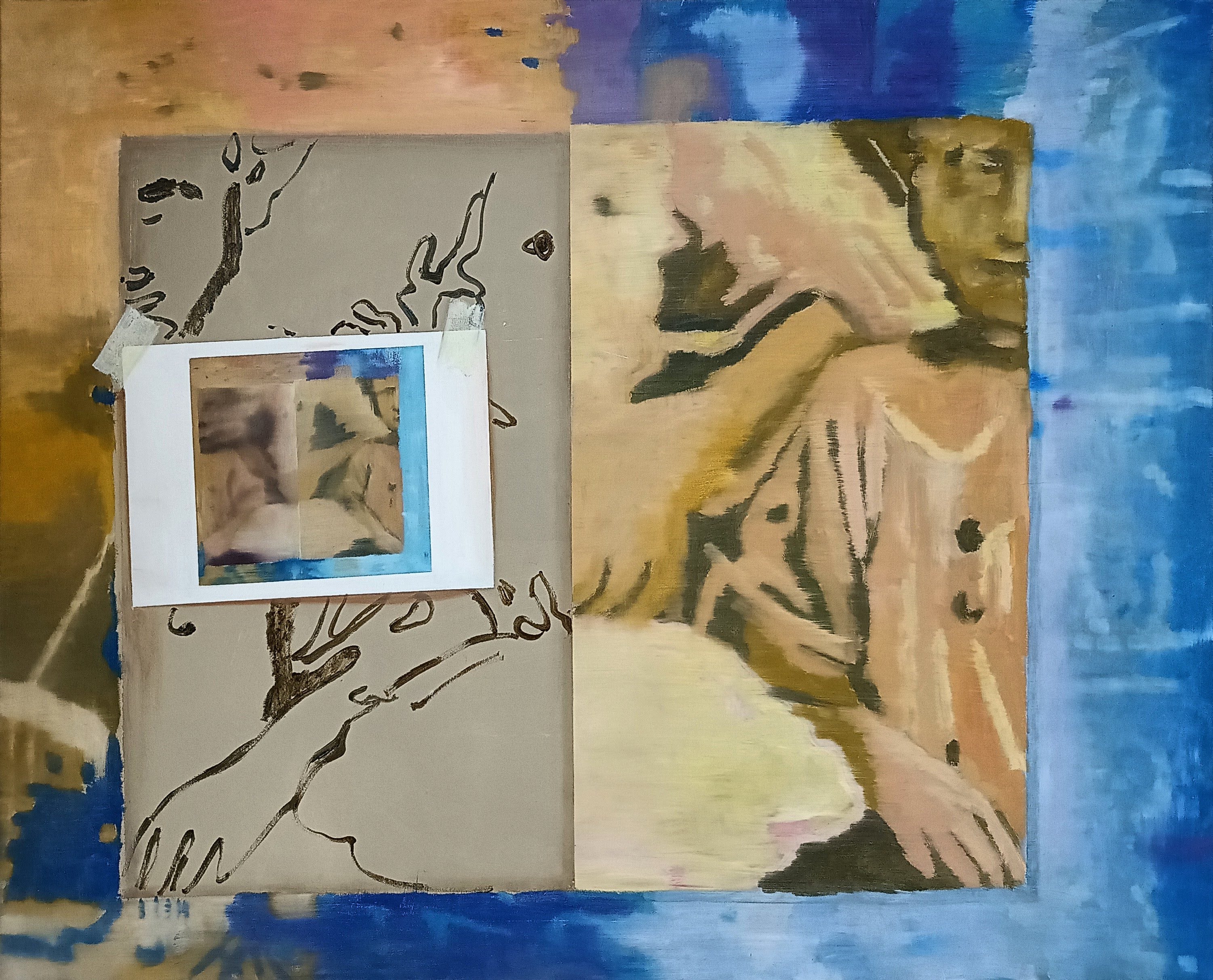 Painting 'MEMOIR FOR A MEMORY' - Oil on Canvas Karolina Zglobicka