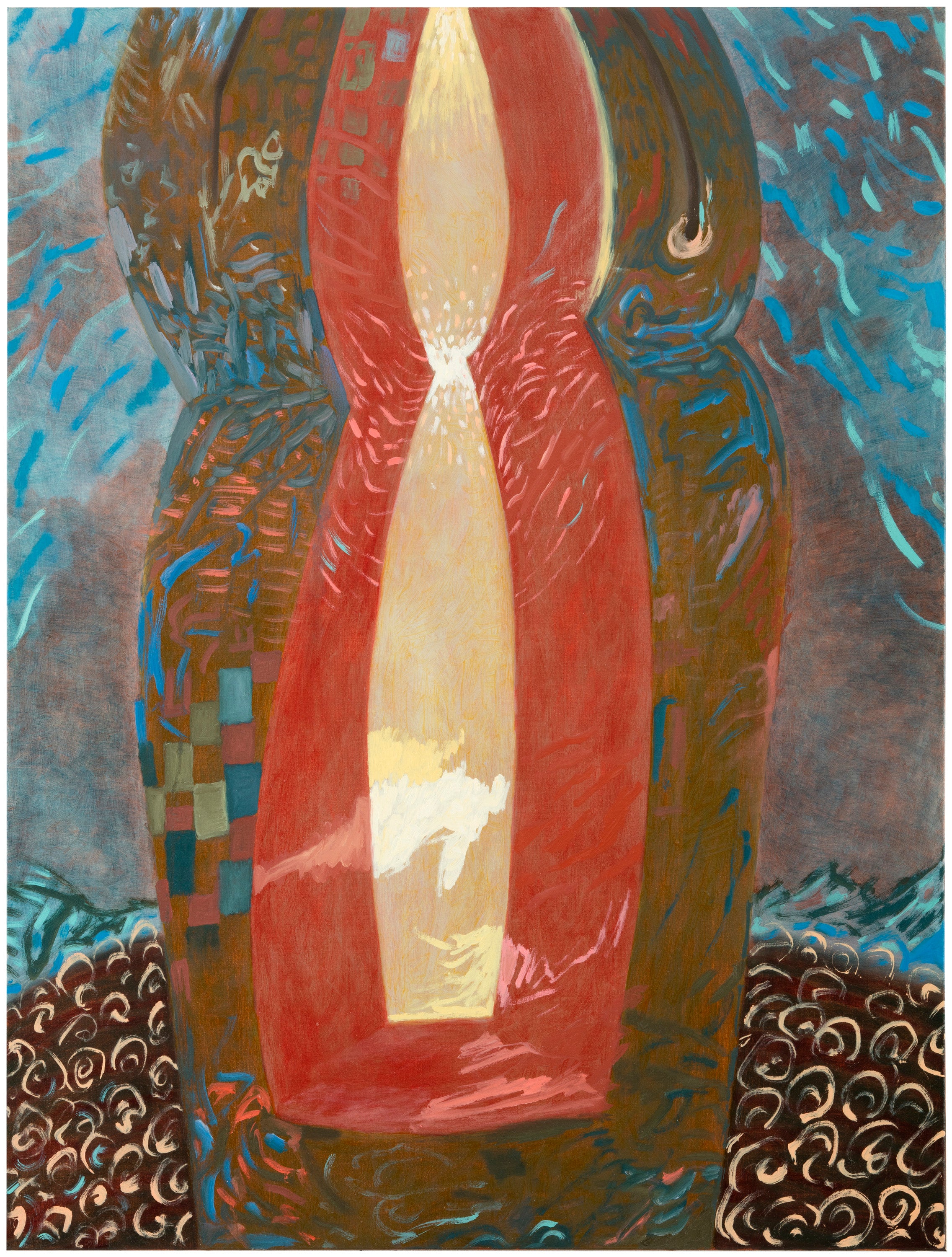 Abstract Contemporary Surrealism 'CONTAINER' - Oil on Canvas Miika Nyyssonen