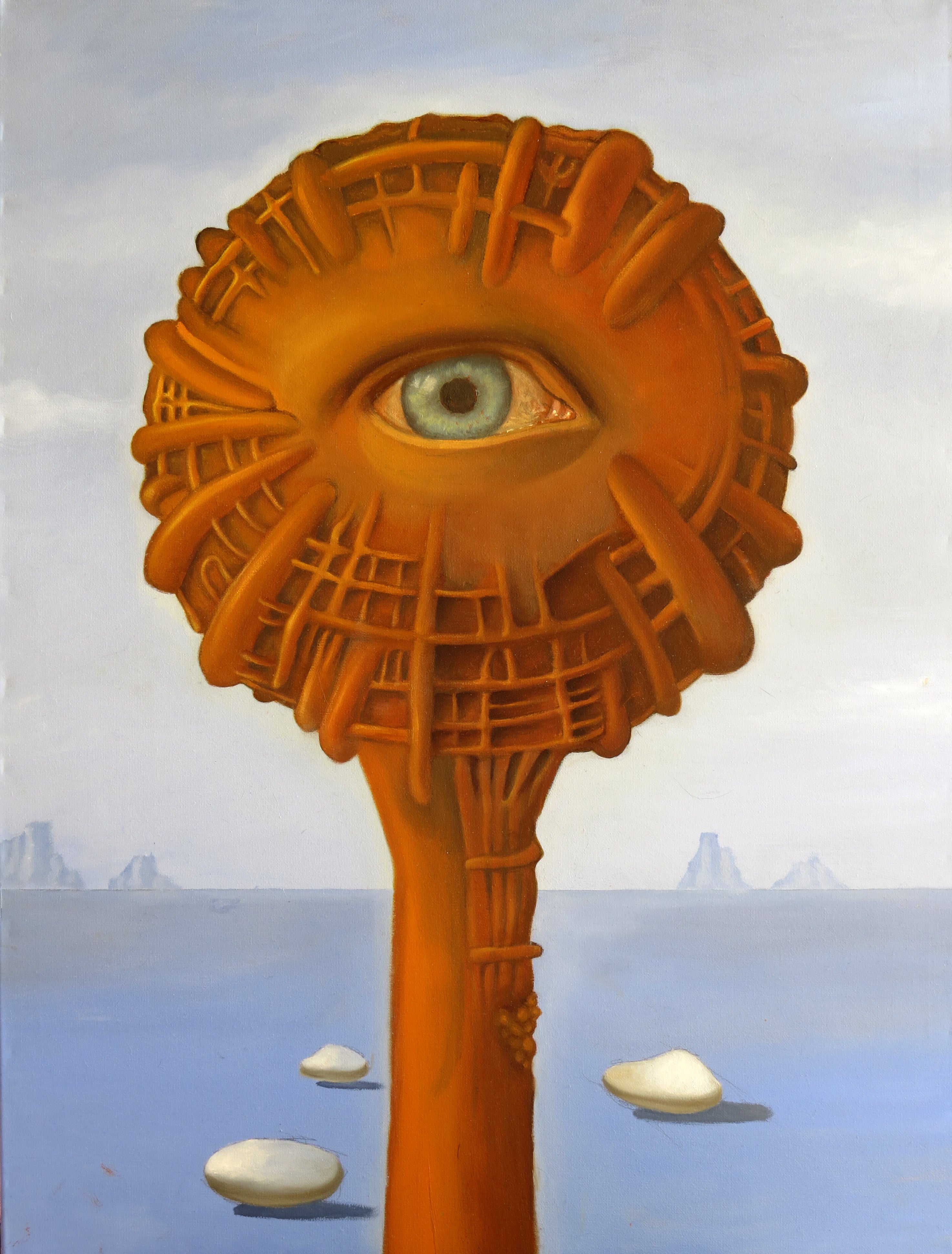 Painting Surrealism 'MORAL EYE' Ruben Cukier