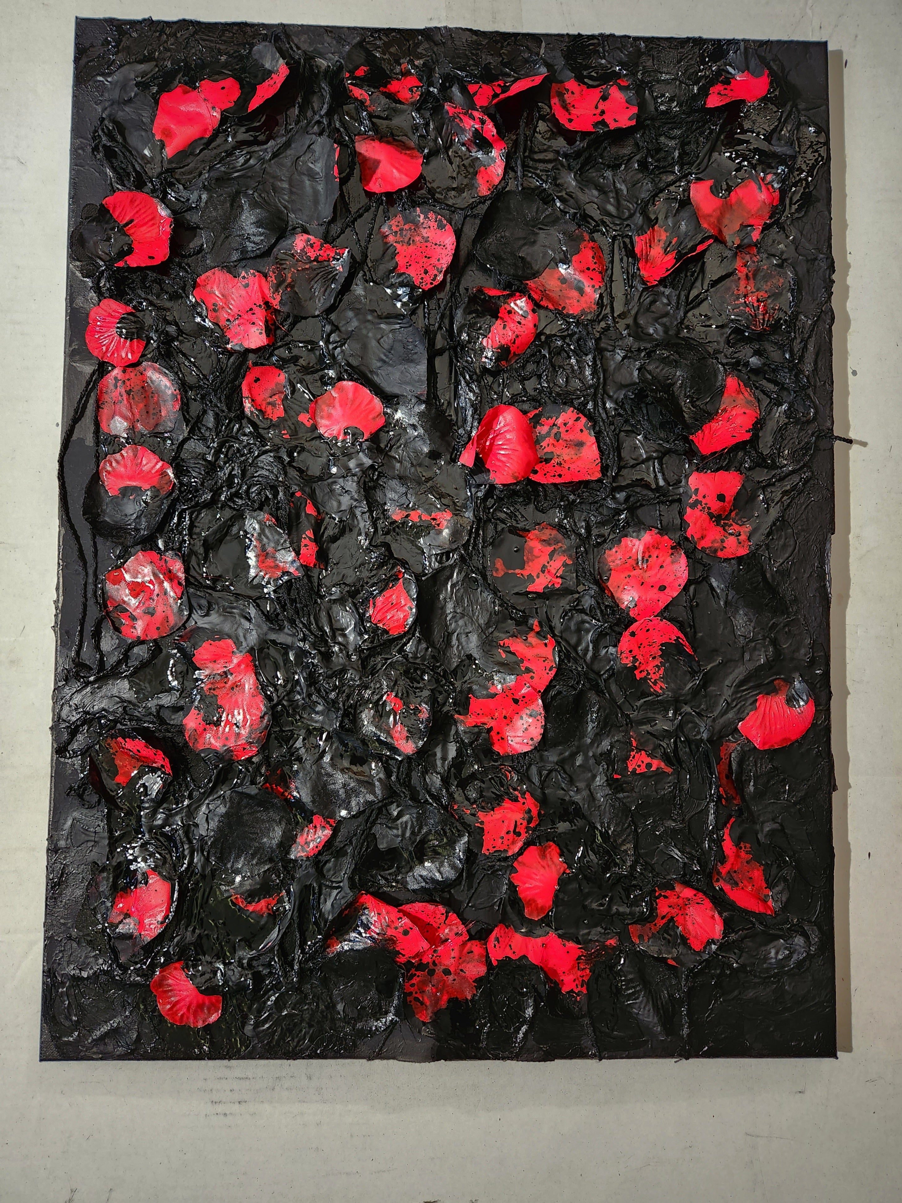Abstract Acrylic Contemporary Painting 'MUD' Acrylic, Oil, and Mixed Media on Canvas Ulani Curry