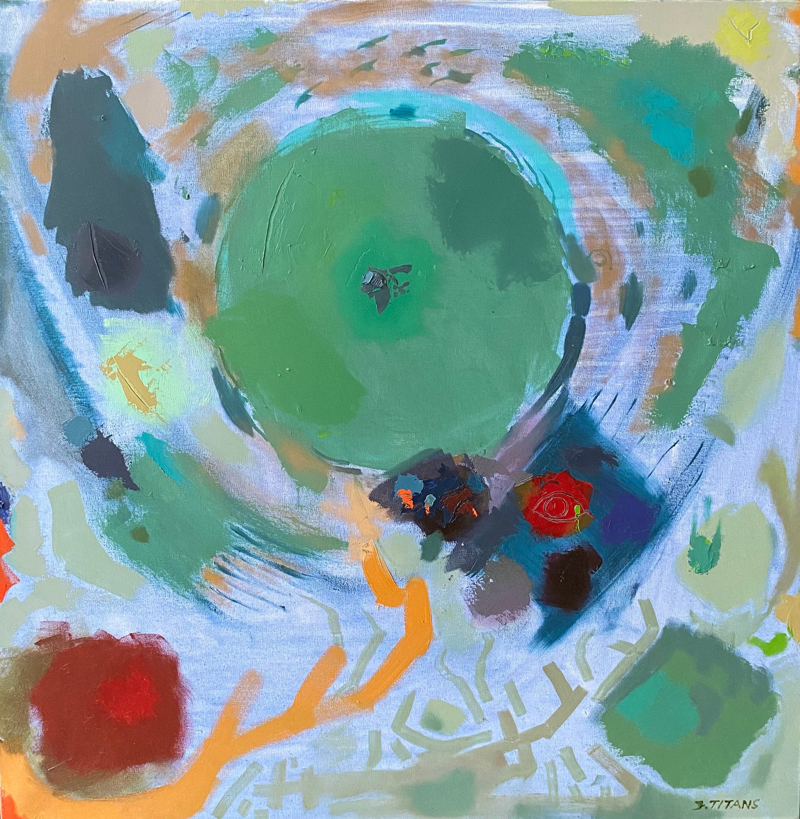 Oil 'TRUTH IS EVERYWHERE' - Oil on Canvas Janis Titans