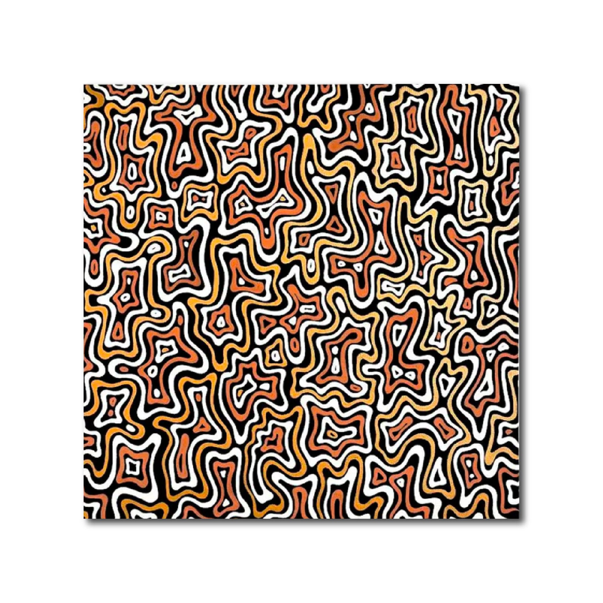 Abstract Painting 'ORGANIC COCOA PUFFS' Yigsy Magaly