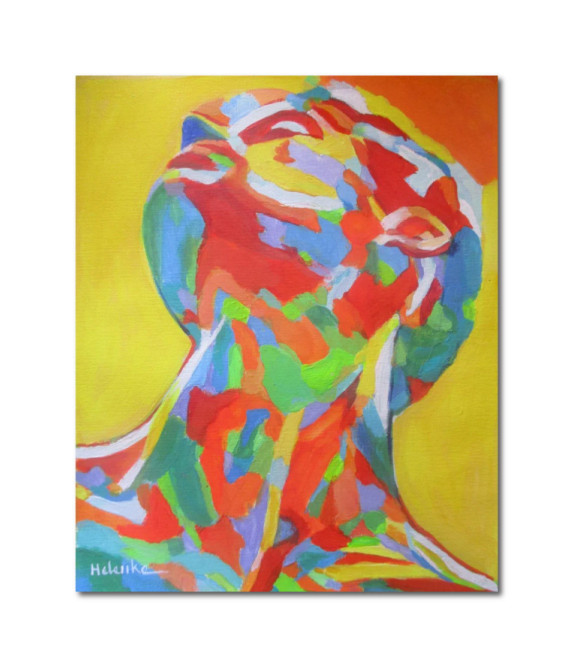 Expressionist 'PERCEPTION' - Acrylic on Canvas Helena Wierzbicki