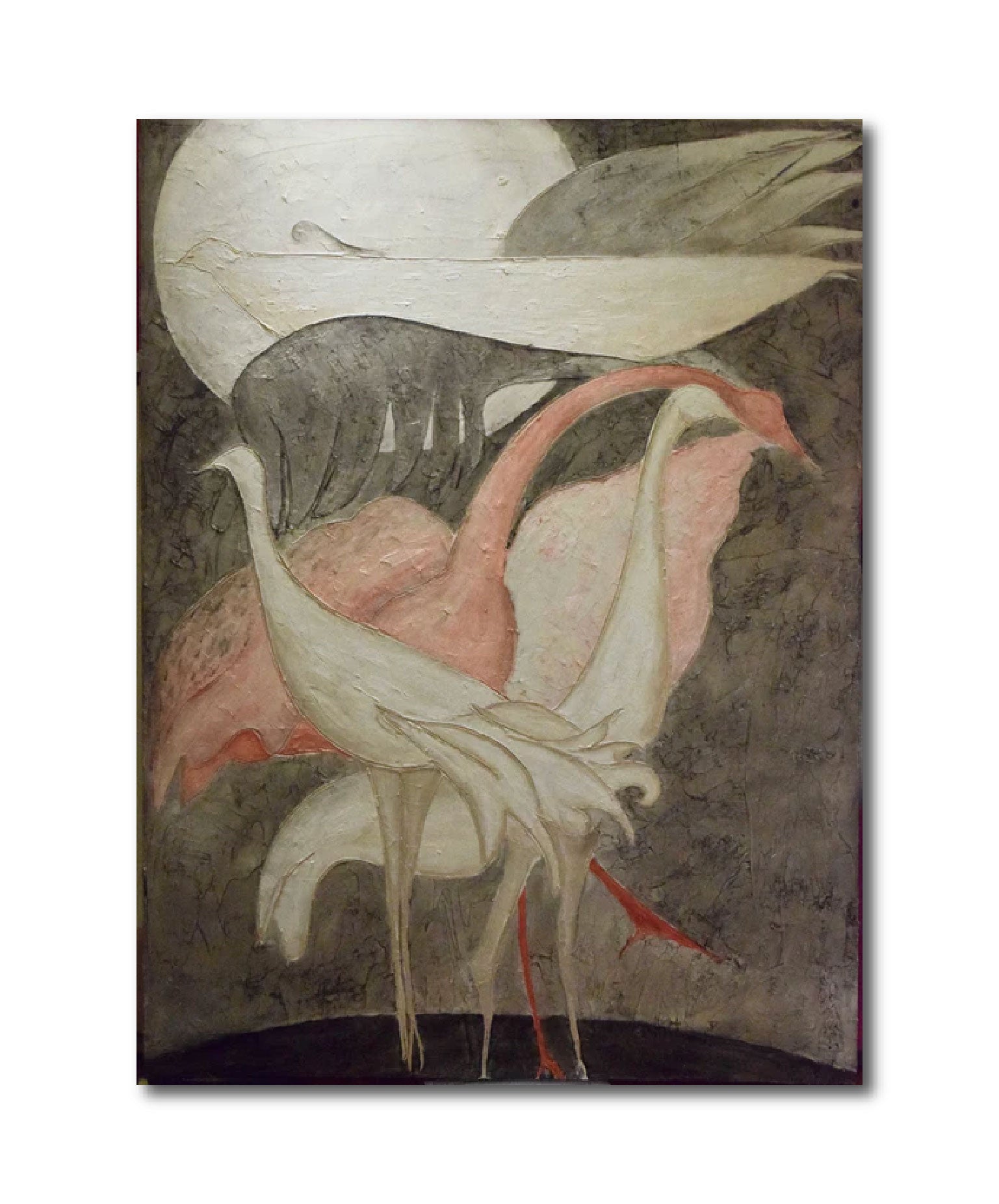 Figurative Oil 'PERIRRHANTERION, EARTH AND MOON' - Oil on Canvas Laurie Goodhart