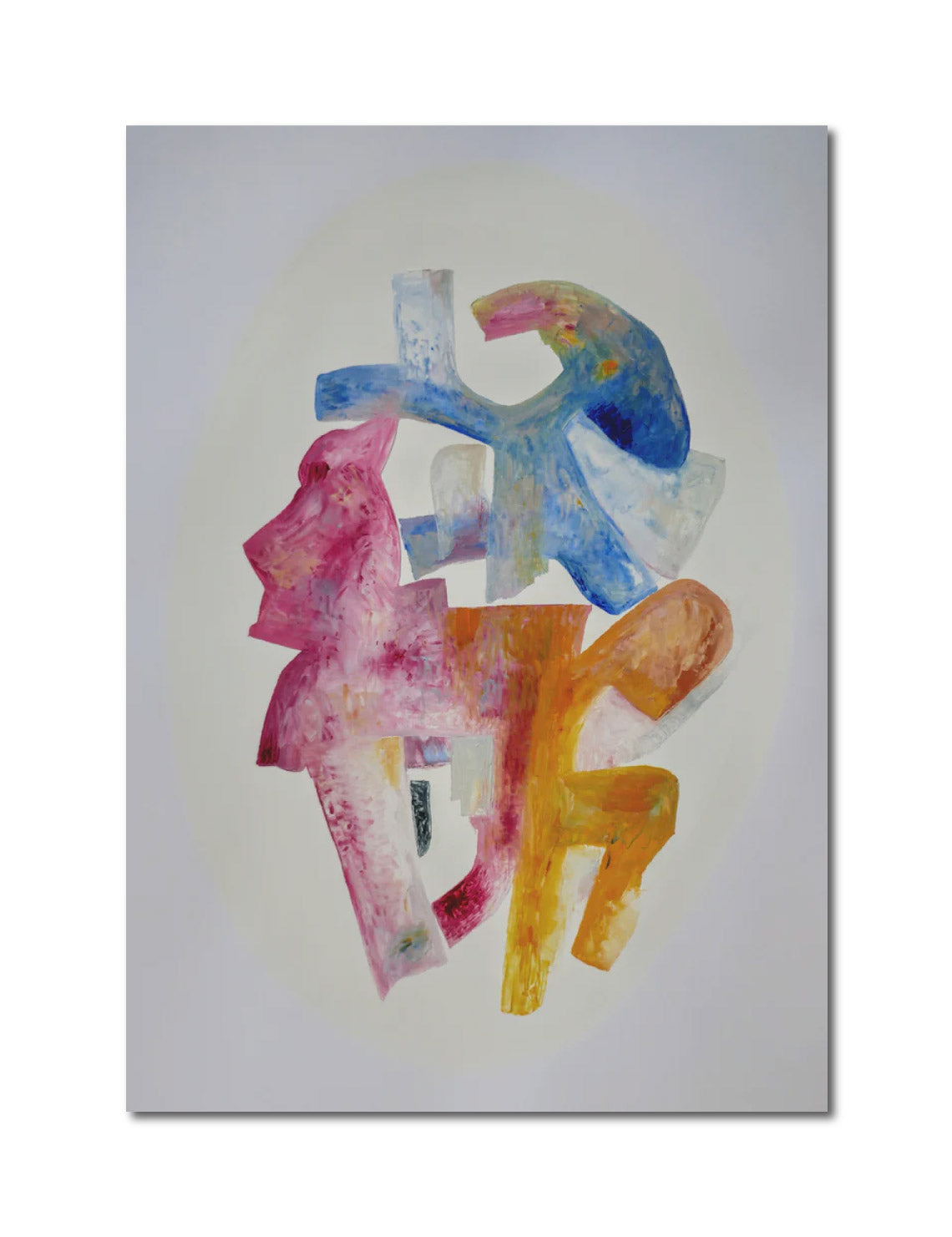 'PICTOPOIETOGRAM' - Oil on Prepared Paper Janet Waring Rago