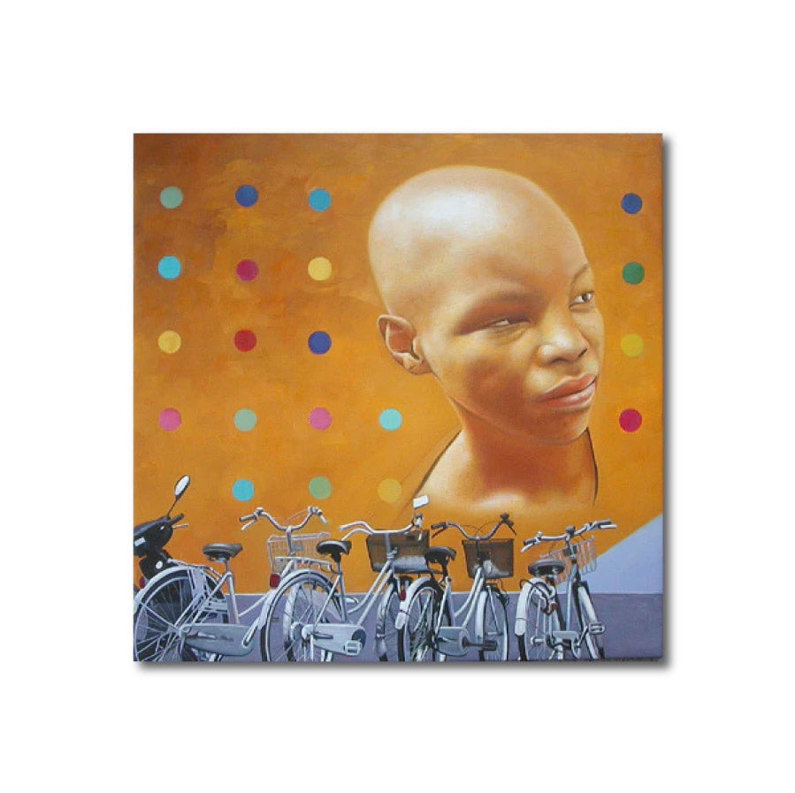 Figurative Oil Painting 'POLYCHROME' Jan Bollaert