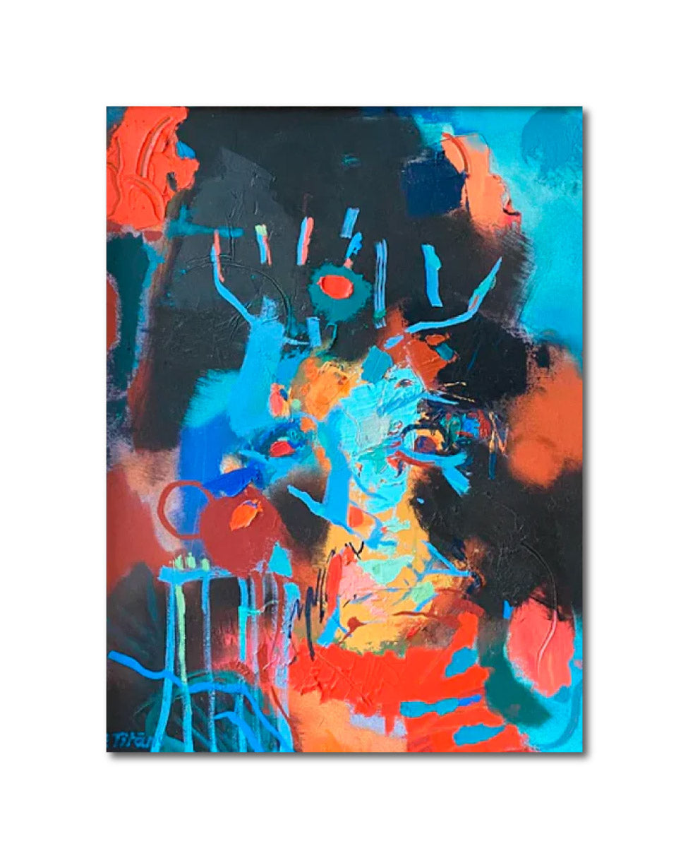 Oil 'PUTIN' - Oil on Canvas Janis Titans