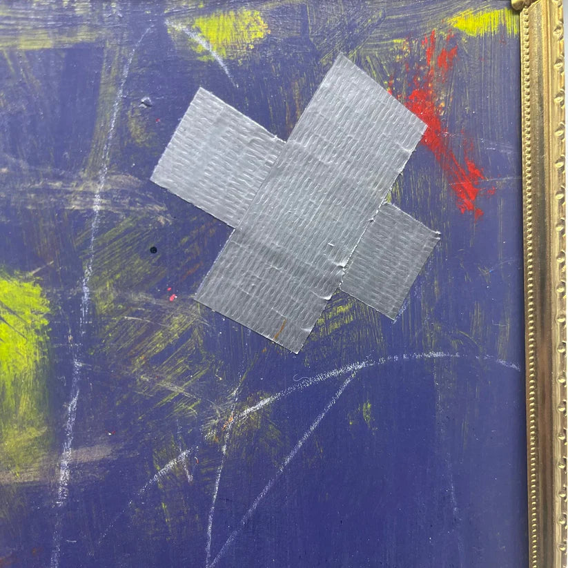 Abstract Mixed Media Painting 'PATCHWORK' - Mixed Media Abstract Art Painting Sam Lewis