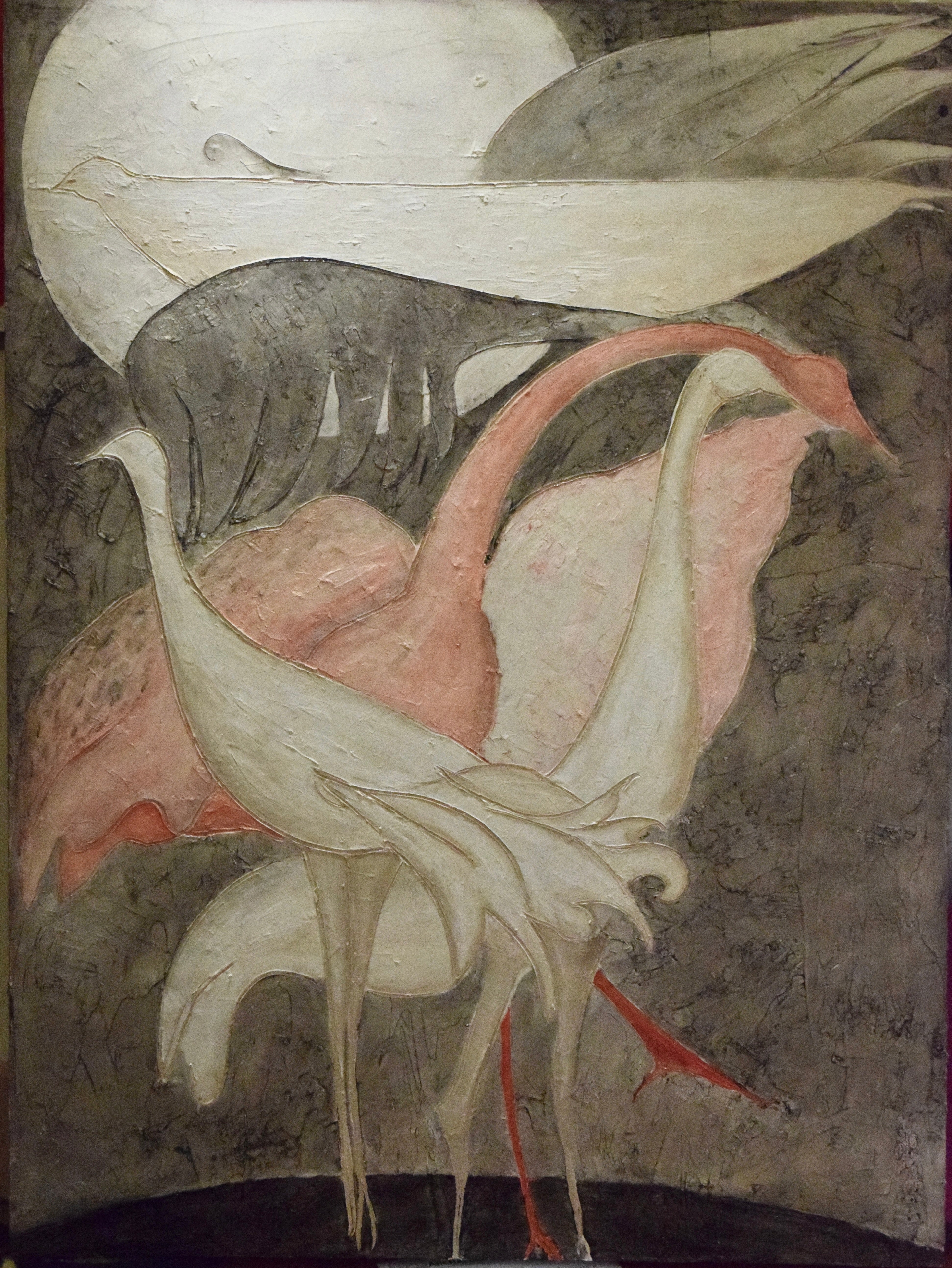 Figurative Oil 'PERIRRHANTERION, EARTH AND MOON' - Oil on Canvas Laurie Goodhart