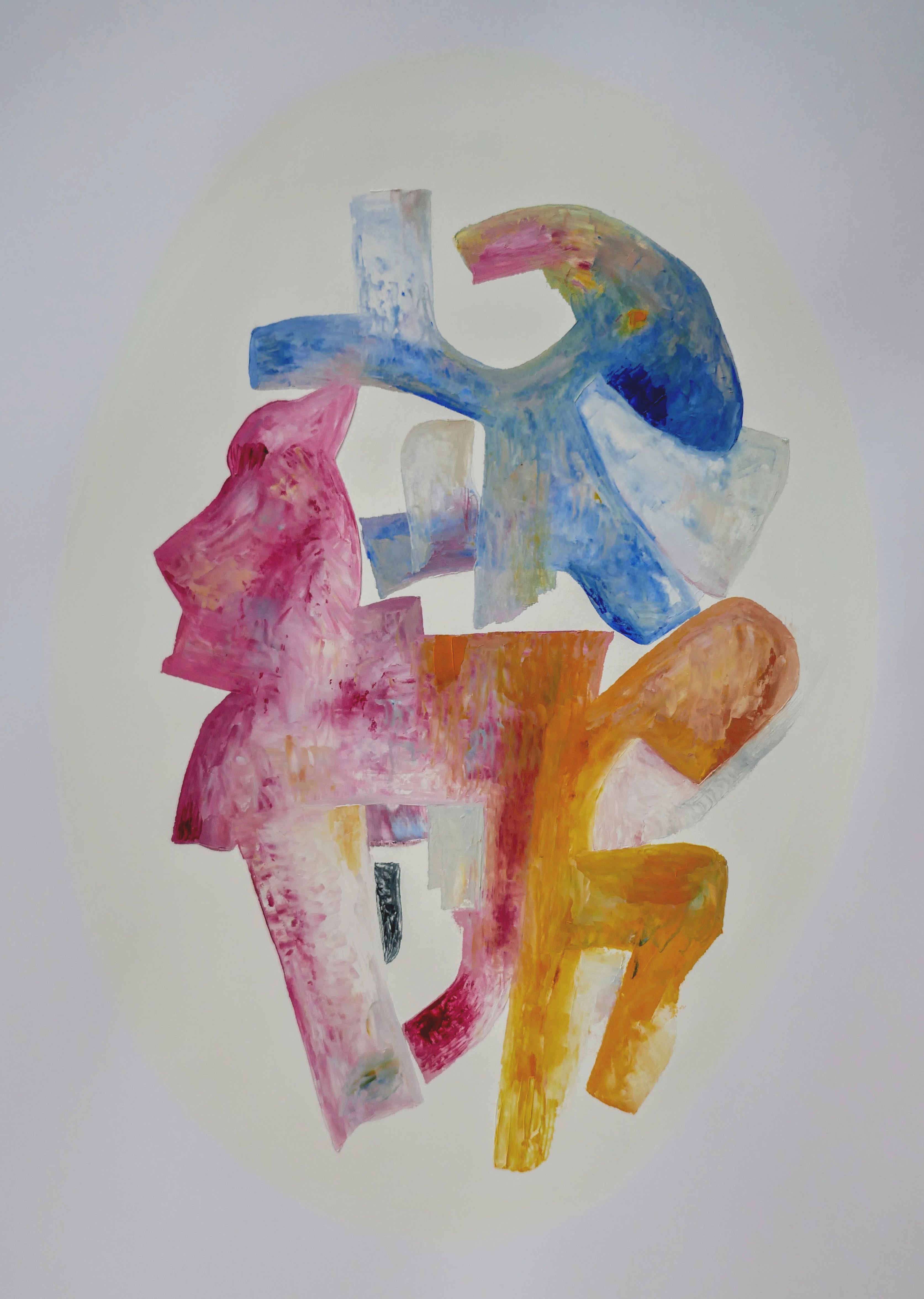 'PICTOPOIETOGRAM' - Oil on Prepared Paper Janet Waring Rago
