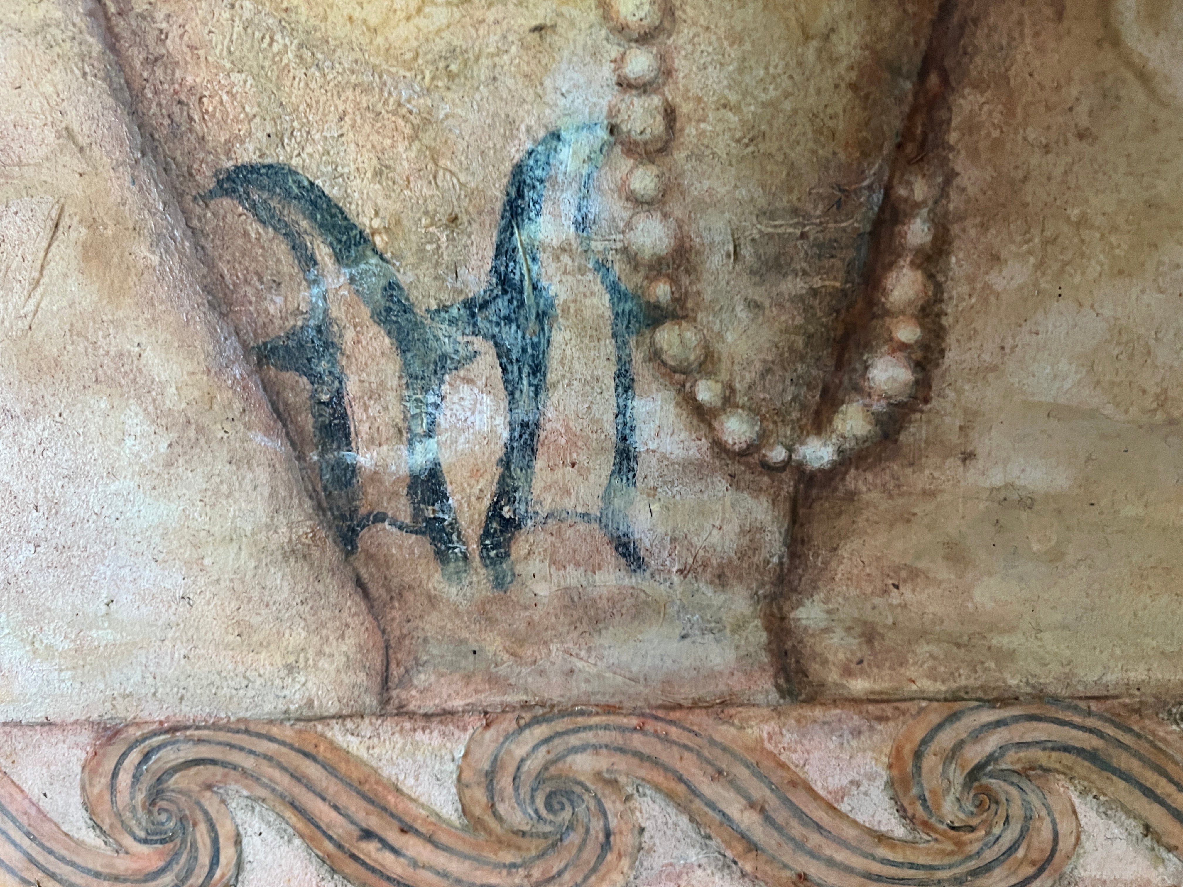 Figurative Oil 'PINK PITCHER WITH PENGUINS' - Framed, Oil on Arches Oil Paper, Mounted on Board Laurie Goodhart