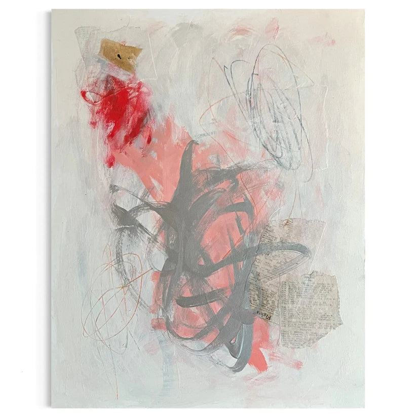 Abstract Mixed Media Painting 'PRIMO' - Mixed Media Abstract Art Painting Sam Lewis