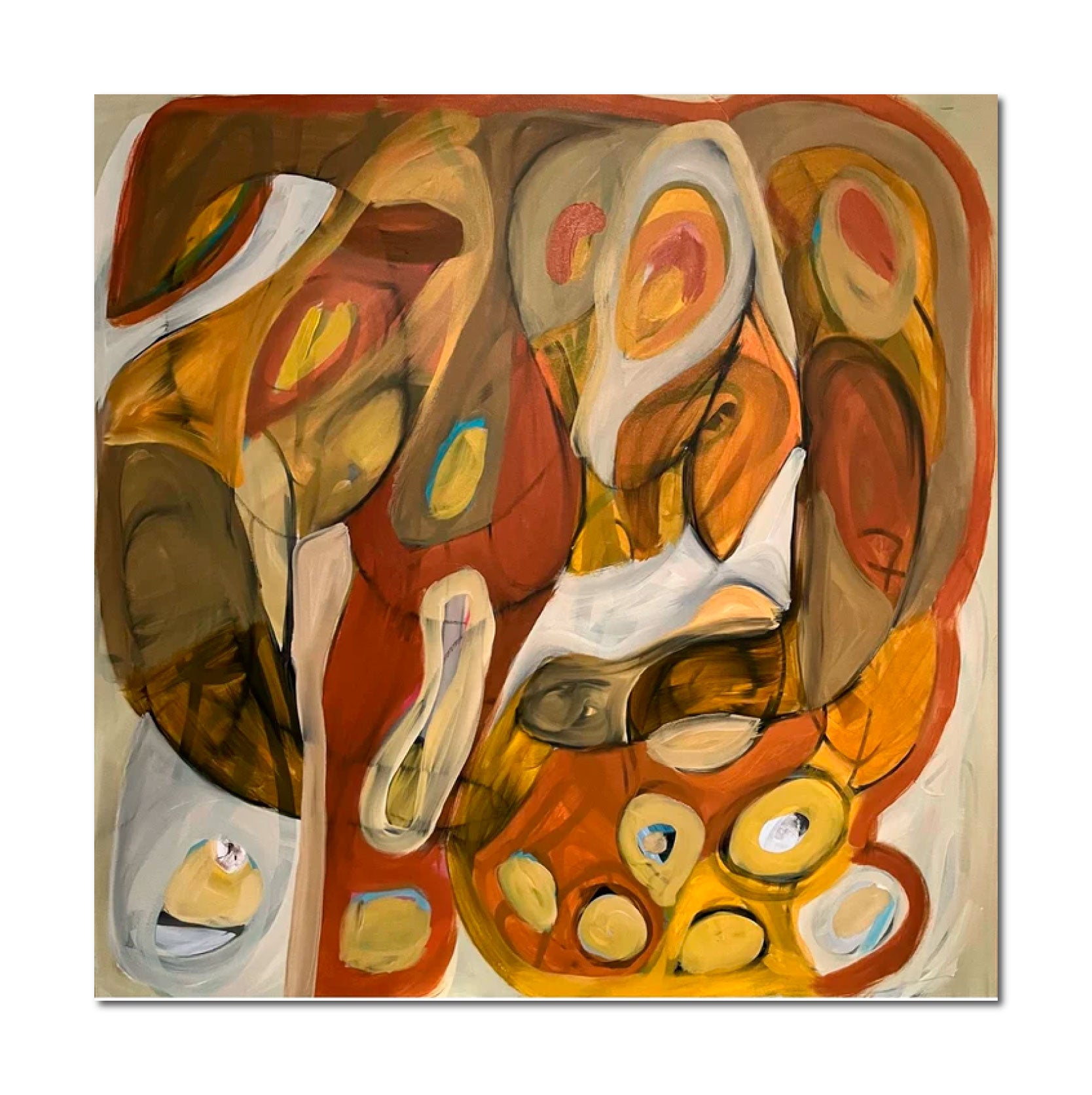 Acrylic 'REACHING OUT' - Acrylic on Canvas John Bacon