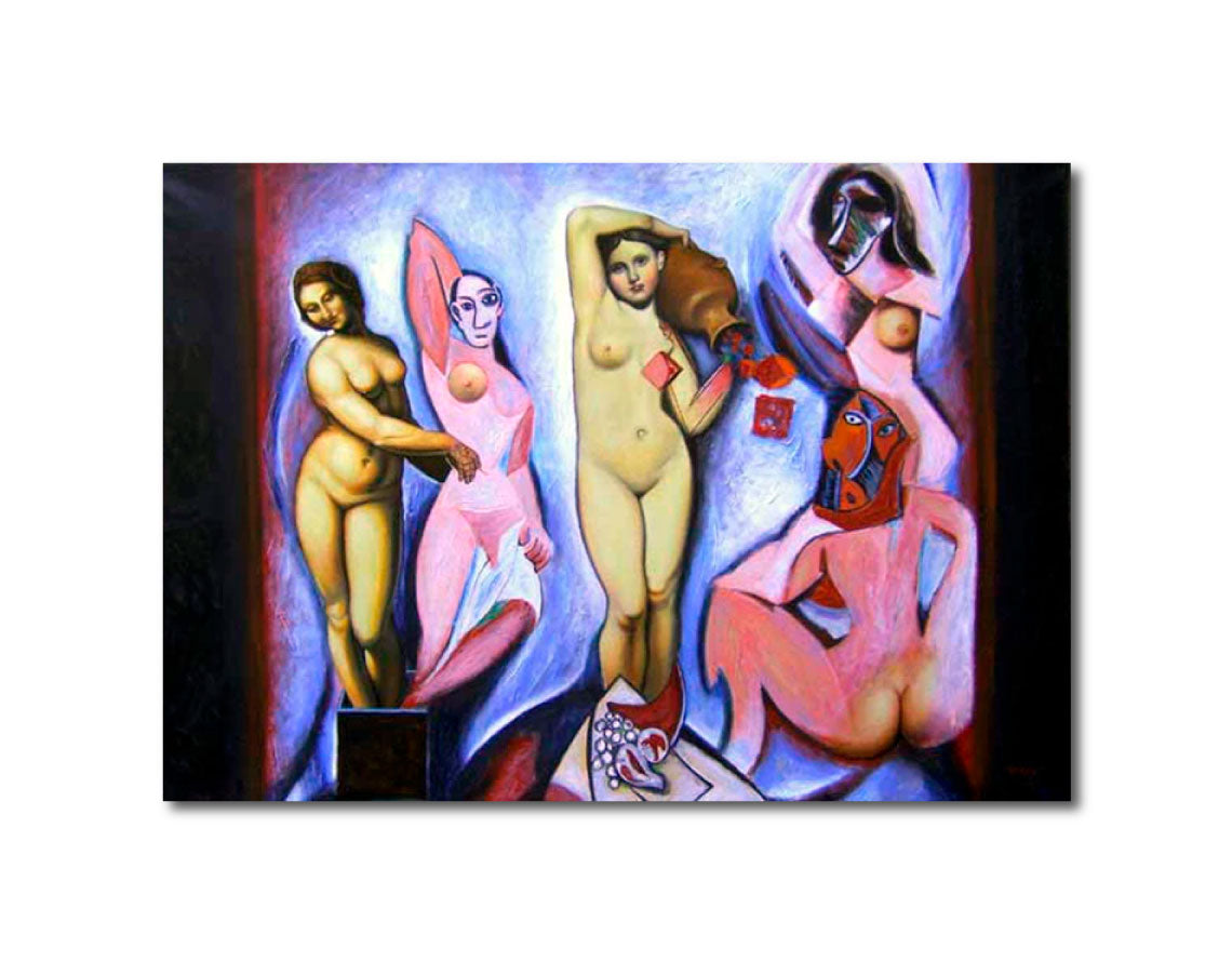 Acrylic 'REINCARNATION - METAMORPHOSES' - Acrylic on Canvas Aldéhy