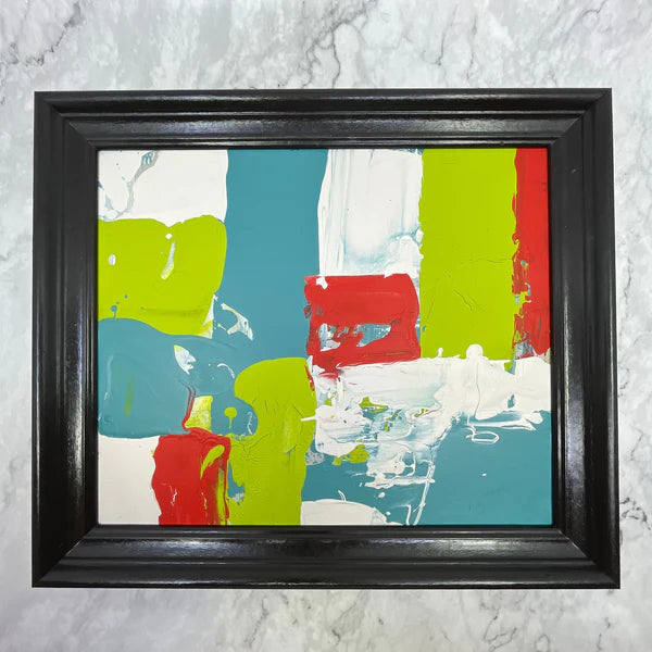Abstract Painting 'ROYAL JELLY' - Framed Original Abstract Art Painting Sam Lewis