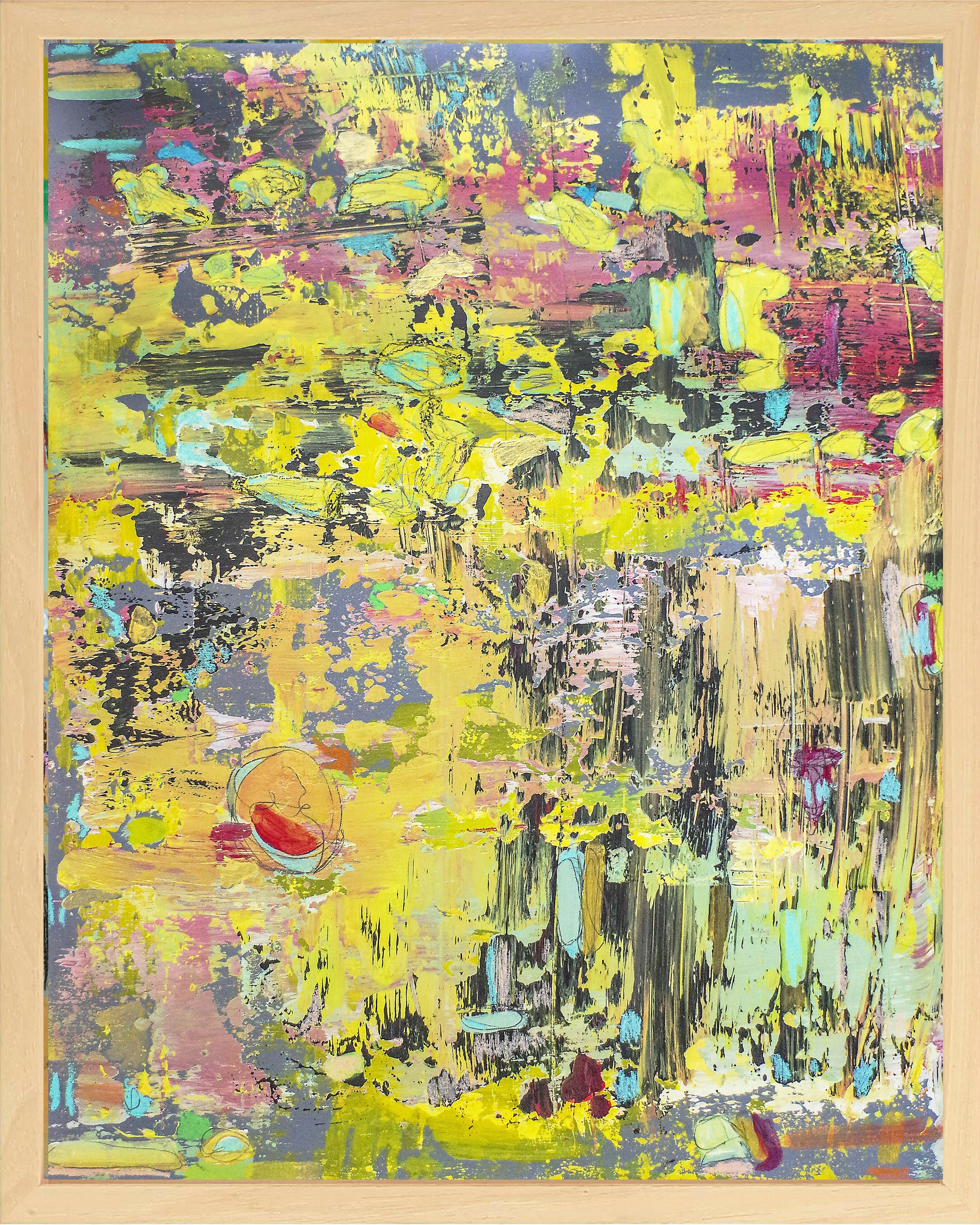 Abstract Acrylic Art Visionary The world in a context to the art Geert Lemmers