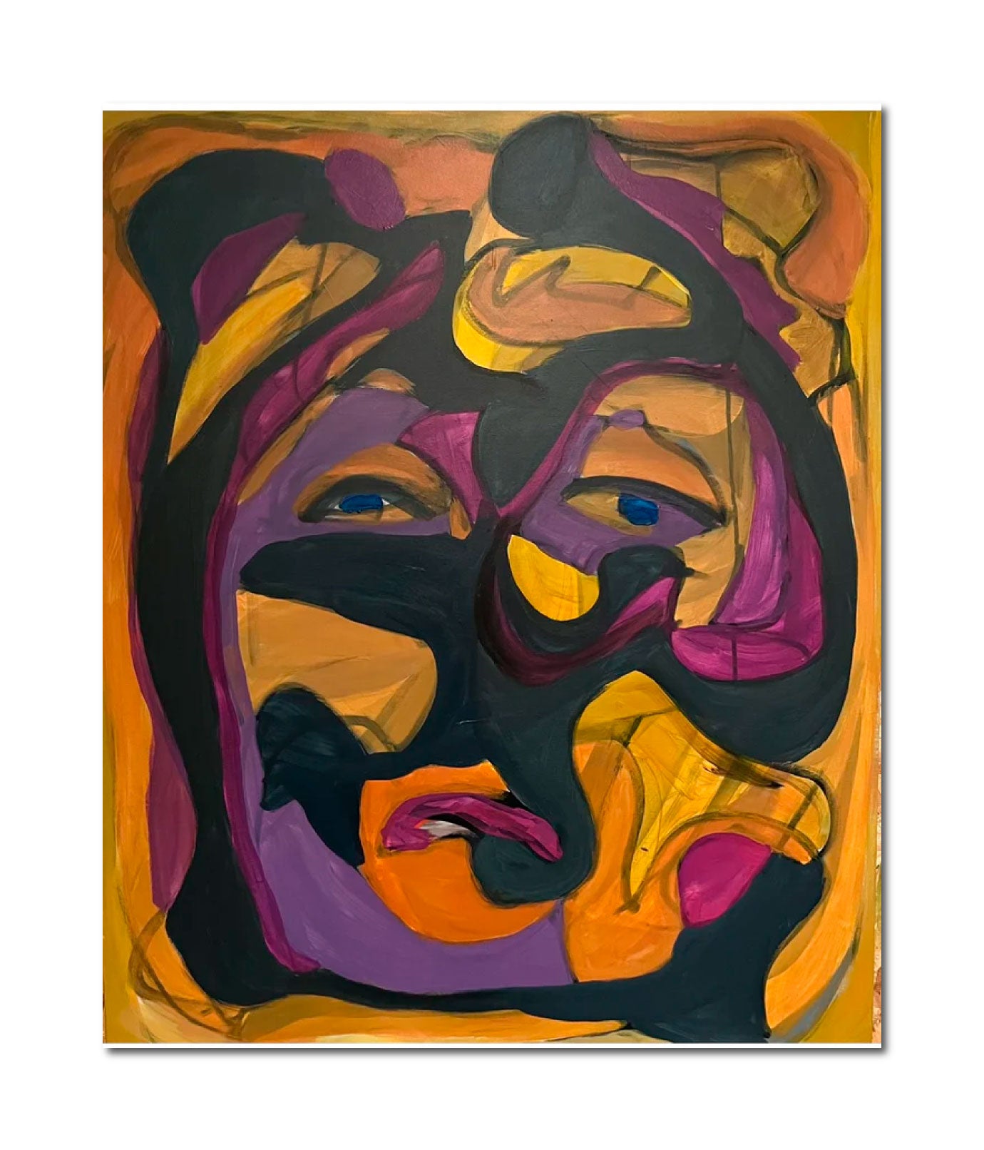 Acrylic 'SADNESS' - Acrylic on Canvas John Bacon