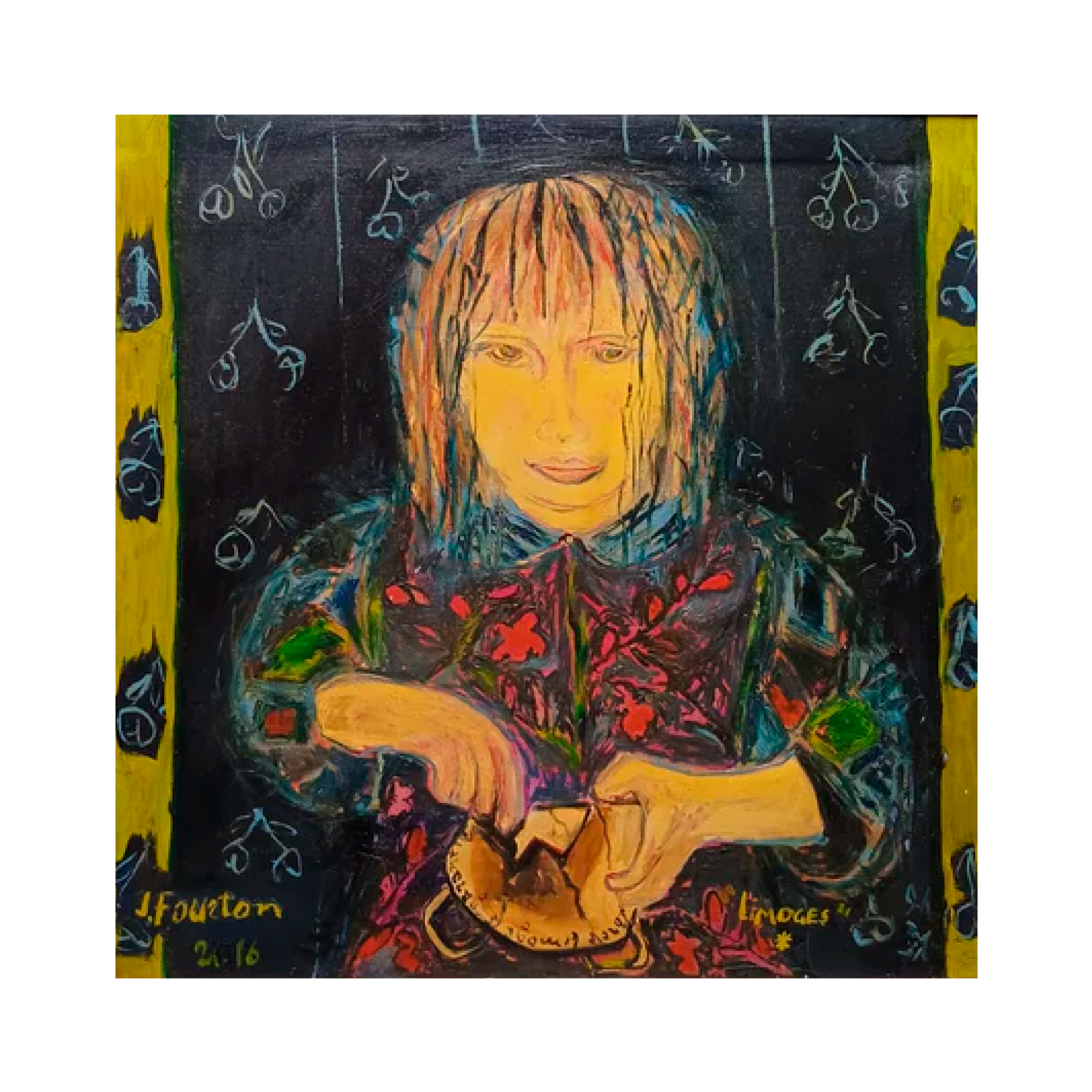 Oil 'SANK' - Oil on canvas Jean Fourton