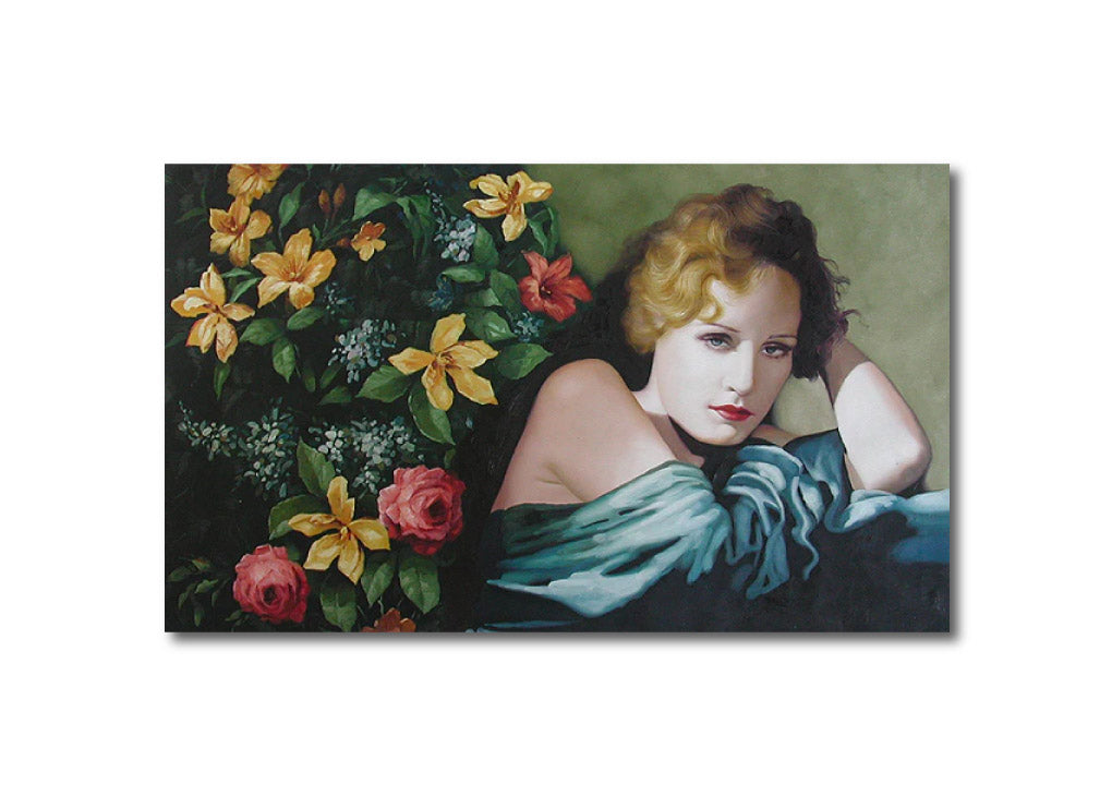 Figurative Oil Painting 'SEDUCTIVE NOSTALGIA' Jan Bollaert