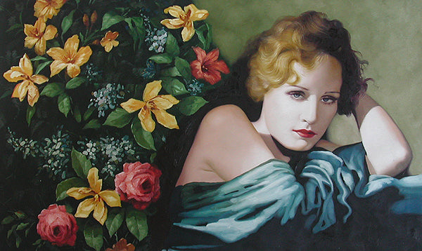 Figurative Oil Painting 'SEDUCTIVE NOSTALGIA' Jan Bollaert