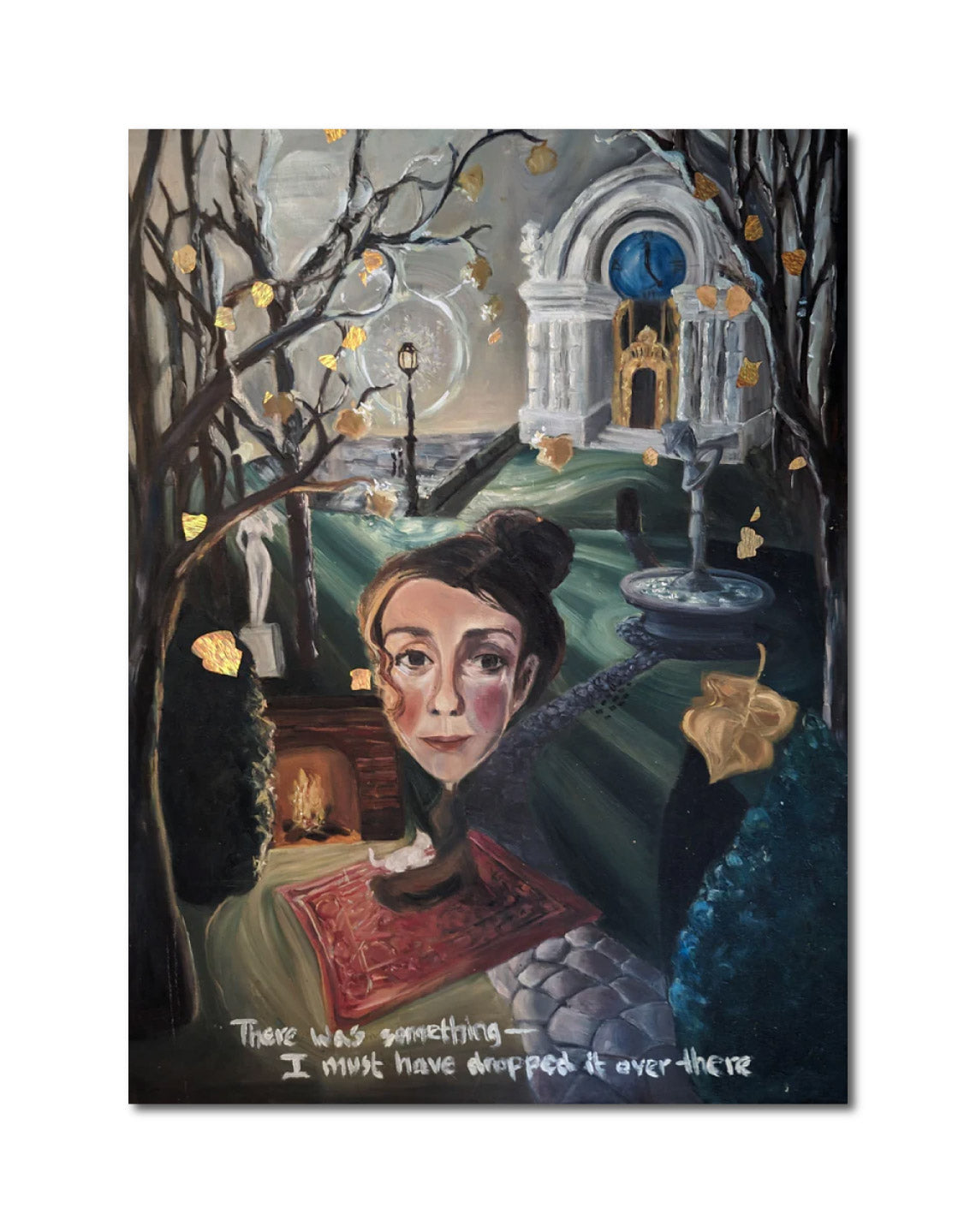 Oil 'SOMETHING LOST' Oil on Canvas Board Elea Jane