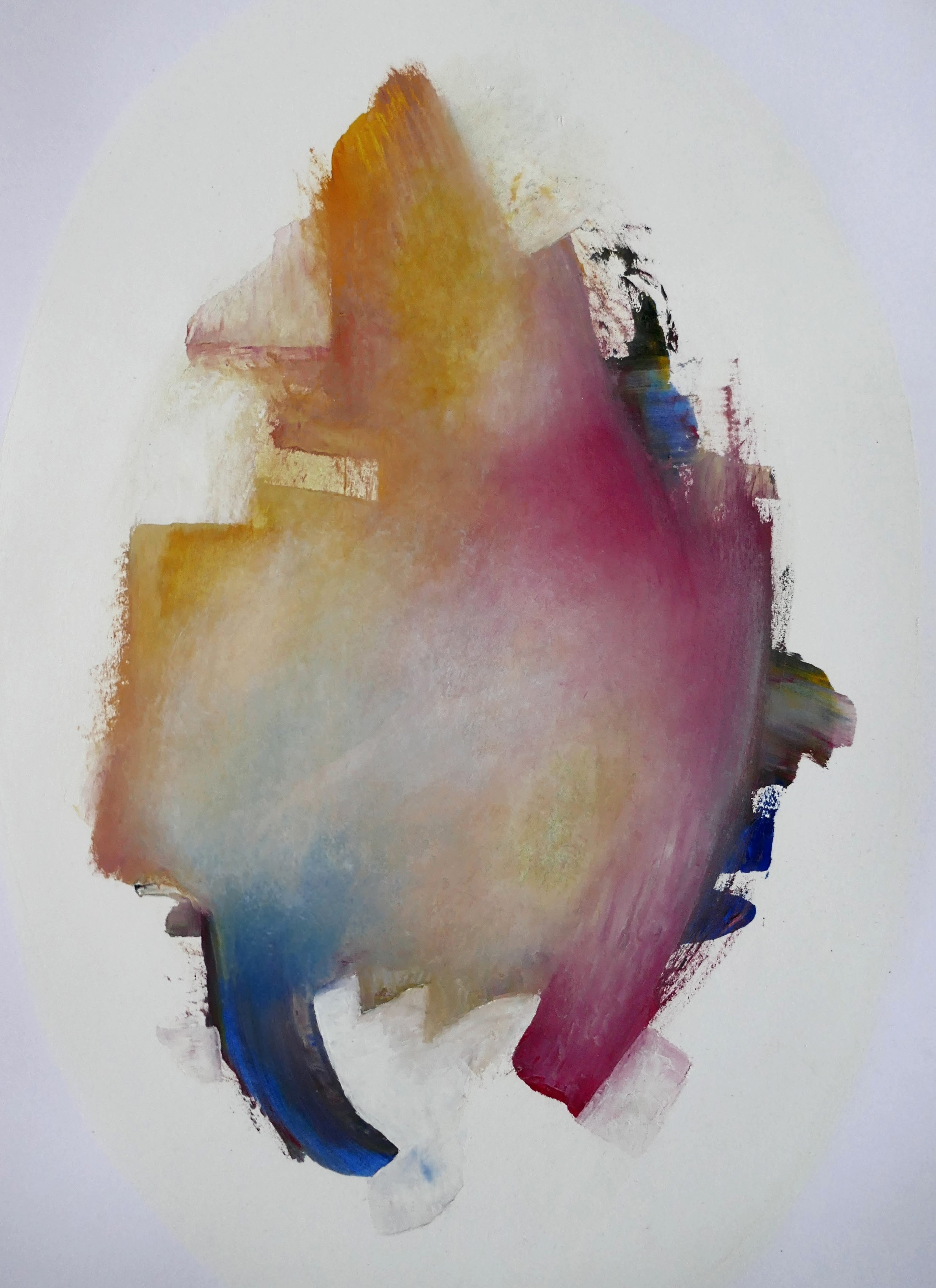 'SONG OF ITSELF (PICTOPOIETOPOLYPHONY)' - Oil on Prepared Paper Janet Waring Rago