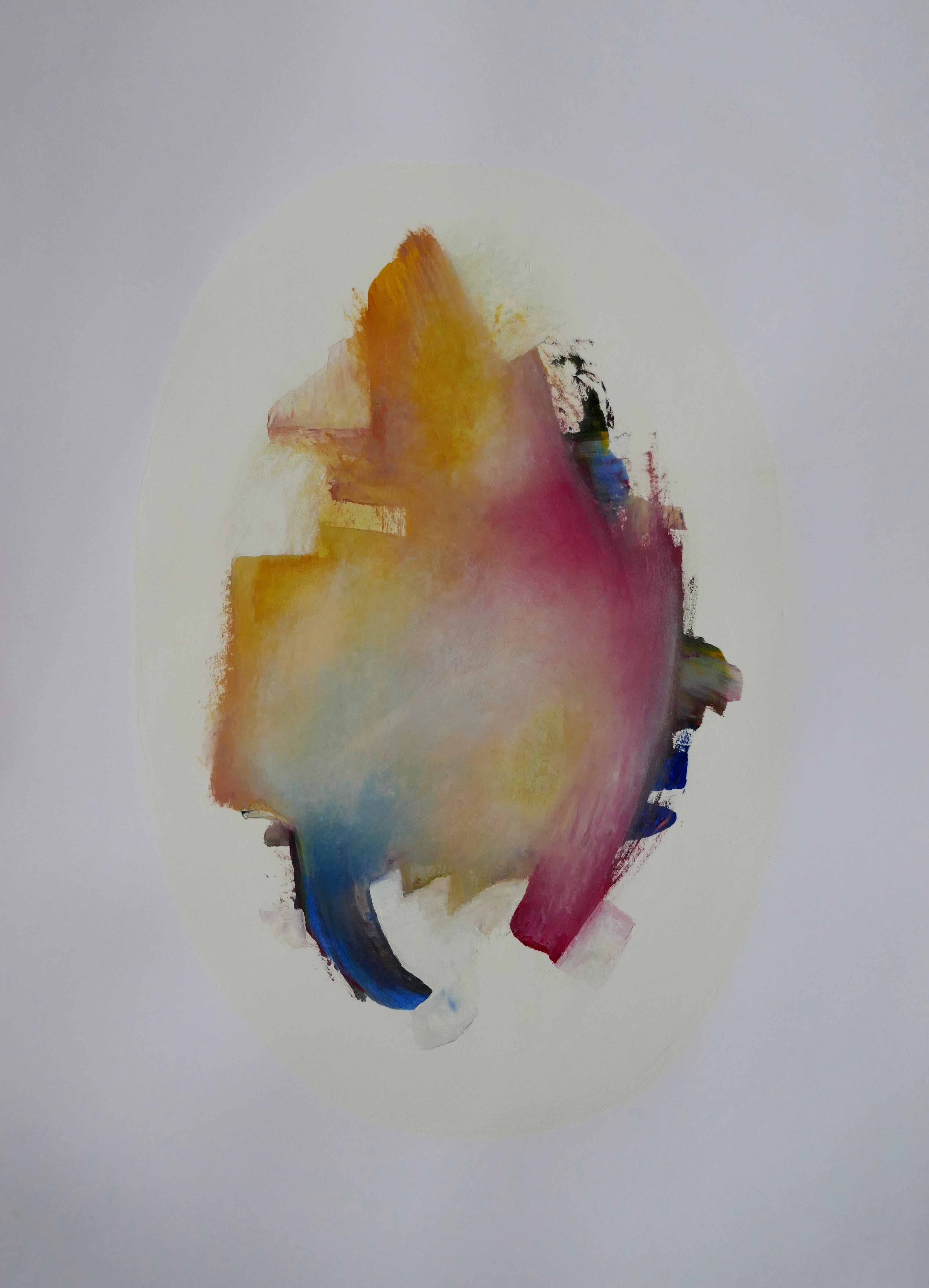 'SONG OF ITSELF (PICTOPOIETOPOLYPHONY)' - Oil on Prepared Paper Janet Waring Rago