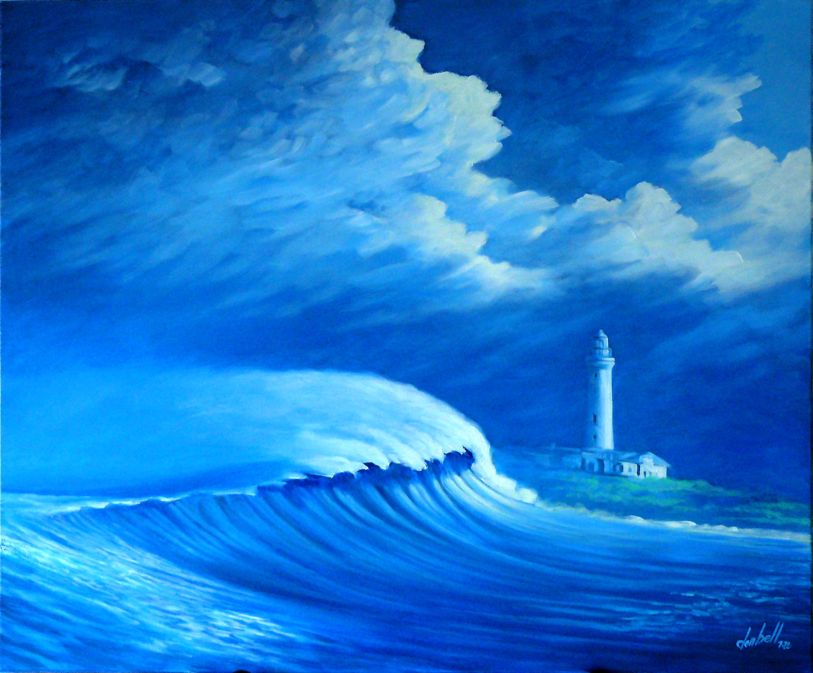 Oil 'CAPE ST. FRANCIS' - Oils on canvas Don Bell