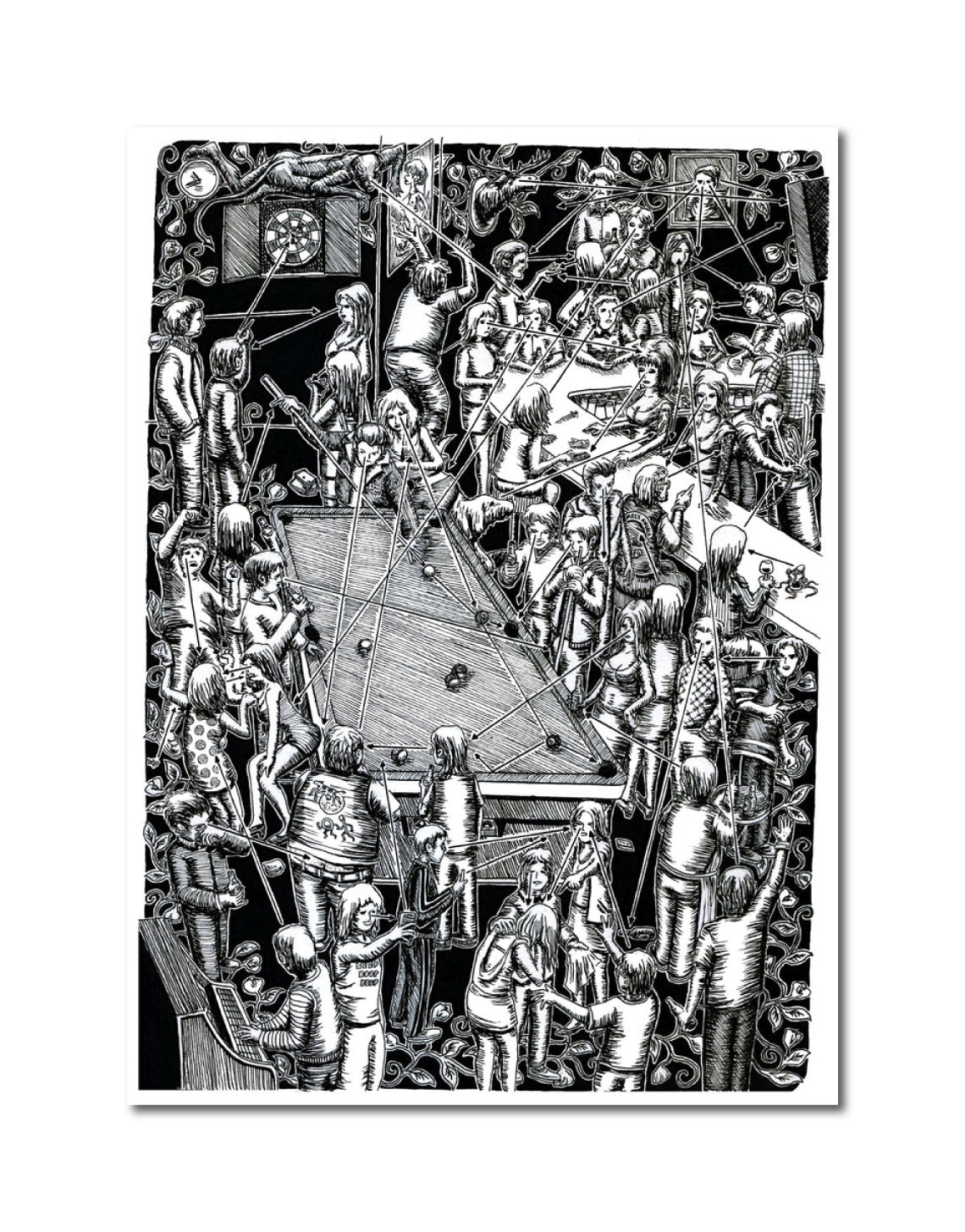Ink 'ST. ALBERT' - Pen and Ink Joseph Reyes
