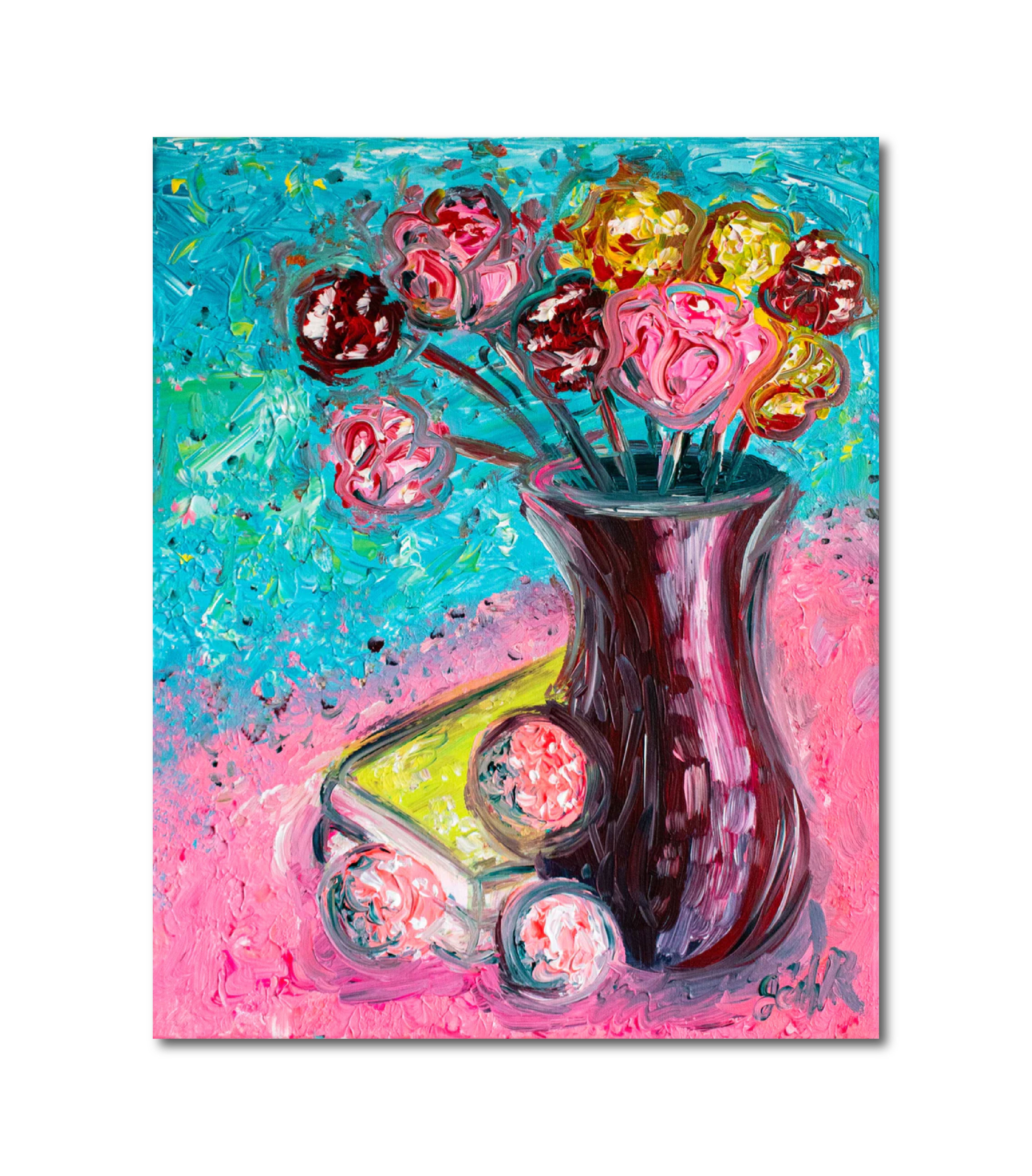 Acrylic 'STILL LIFE #1' - Acrylic on Canvas Joseph Smolin