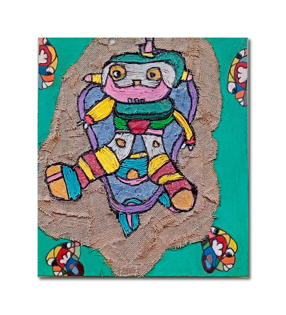 'STRONG BABY' - Mixed Medium on Canvas Antonius Kho