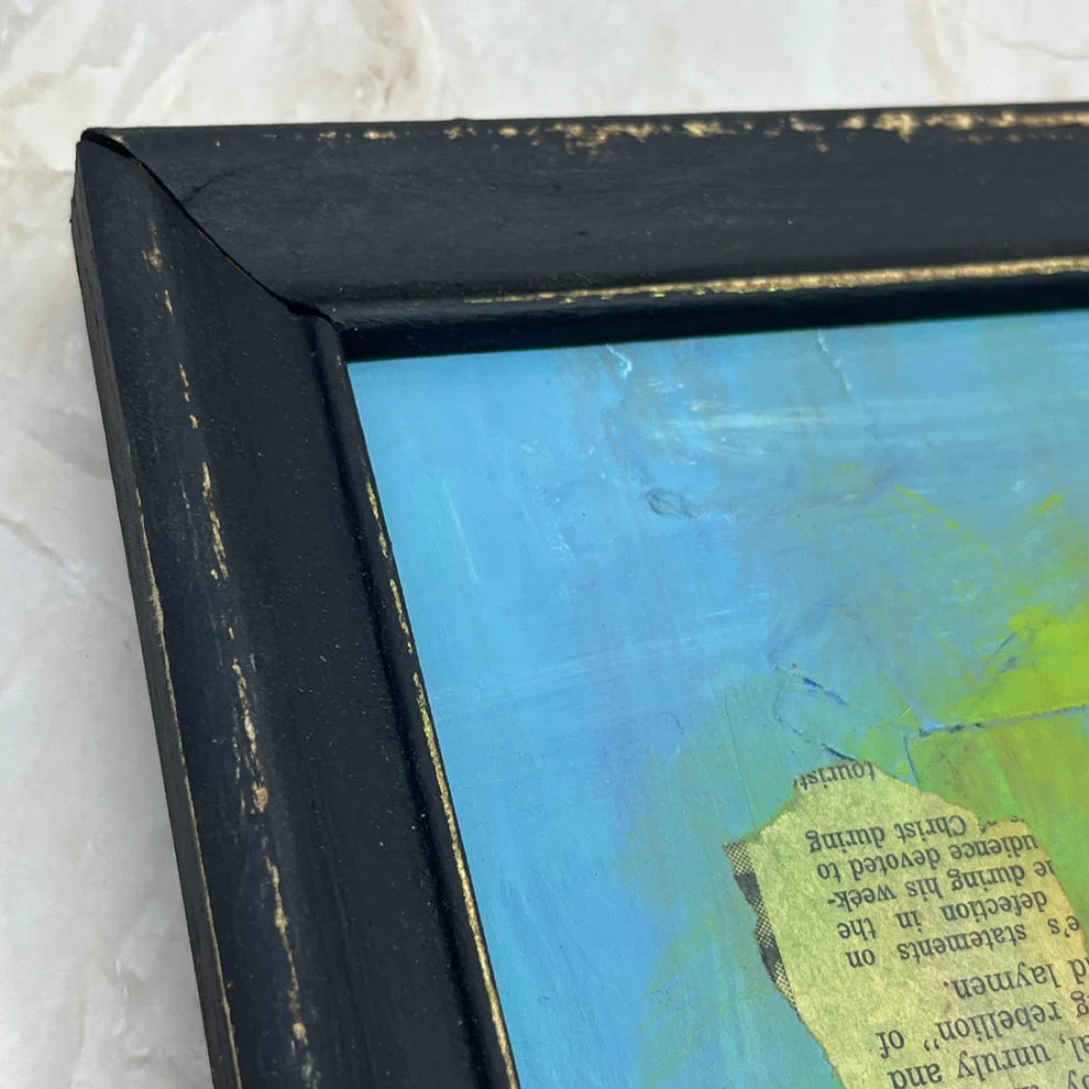 Abstract Mixed Media Painting 'SINGLE VARIABLE' - Abstract Mixed Media Art Painting Sam Lewis