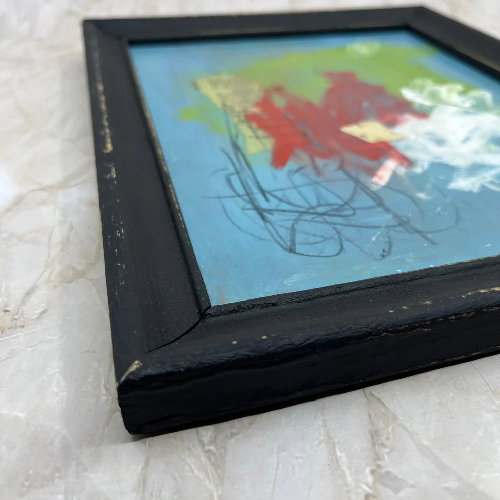 Abstract Mixed Media Painting 'SINGLE VARIABLE' - Abstract Mixed Media Art Painting Sam Lewis