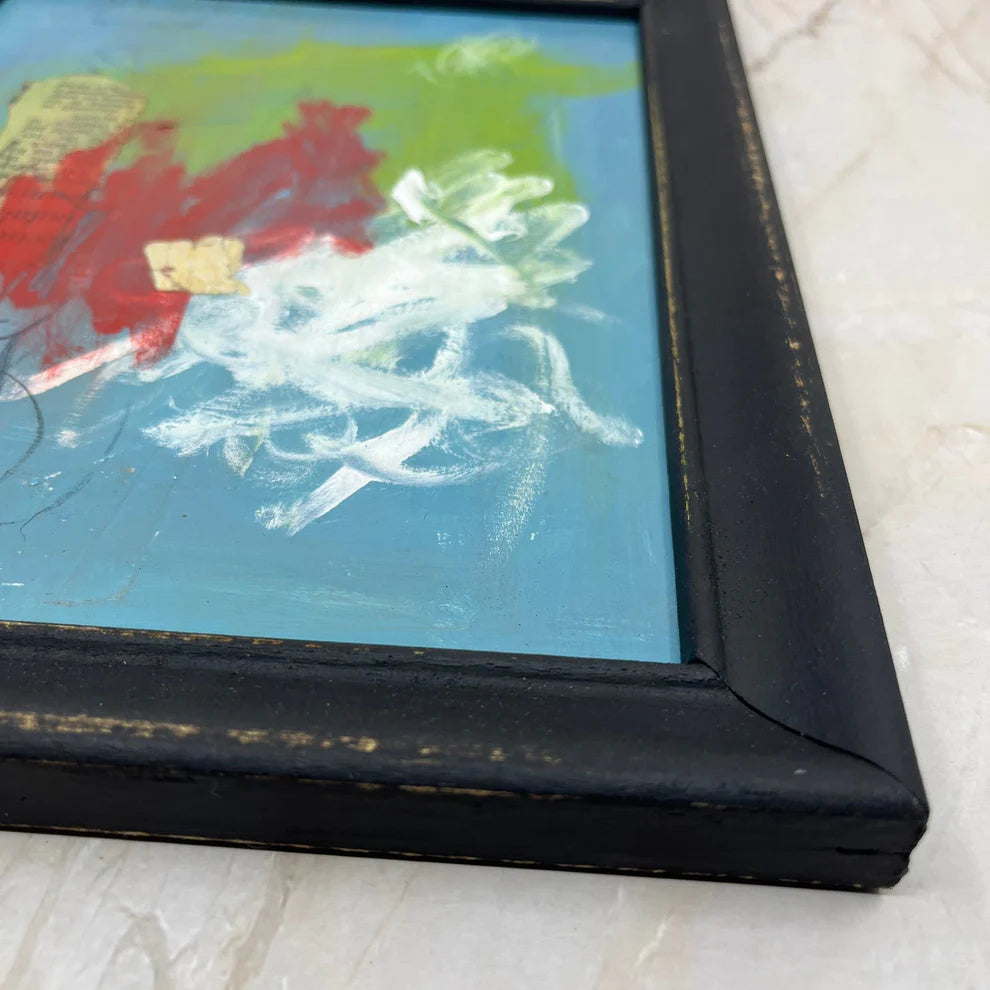 Abstract Mixed Media Painting 'SINGLE VARIABLE' - Abstract Mixed Media Art Painting Sam Lewis