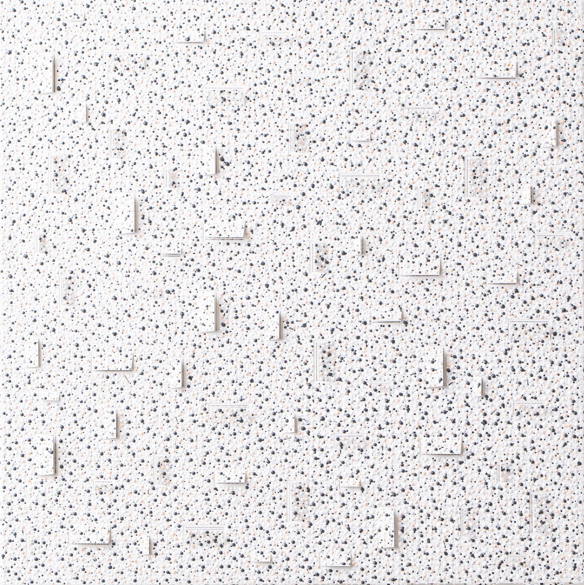 Abstract Acrylic Ink Painting Texture 'SKIN DEEP 34' - Ink, Paper, Acrylic on Paper Taya De La Cruz