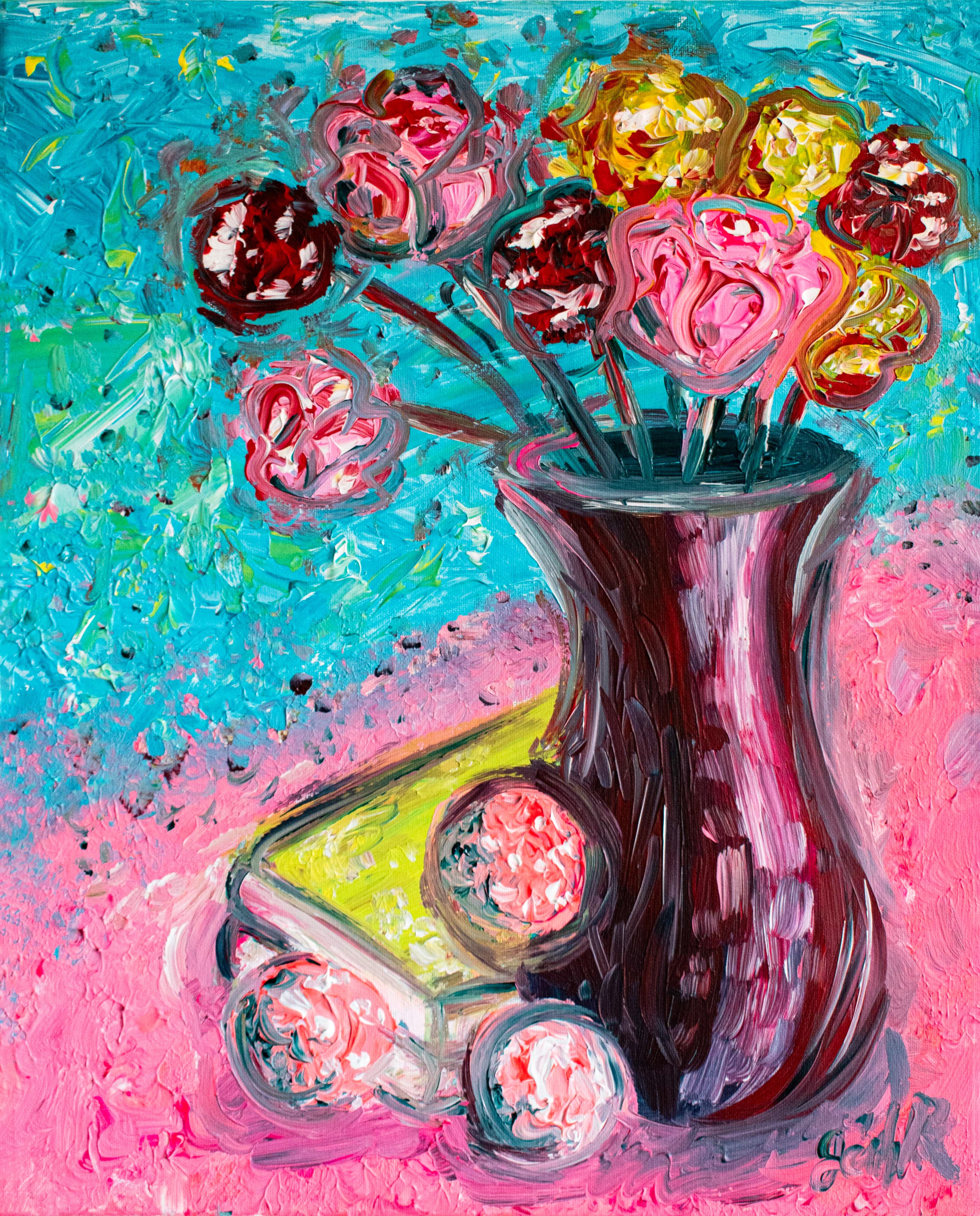 Acrylic 'STILL LIFE #1' - Acrylic on Canvas Joseph Smolin