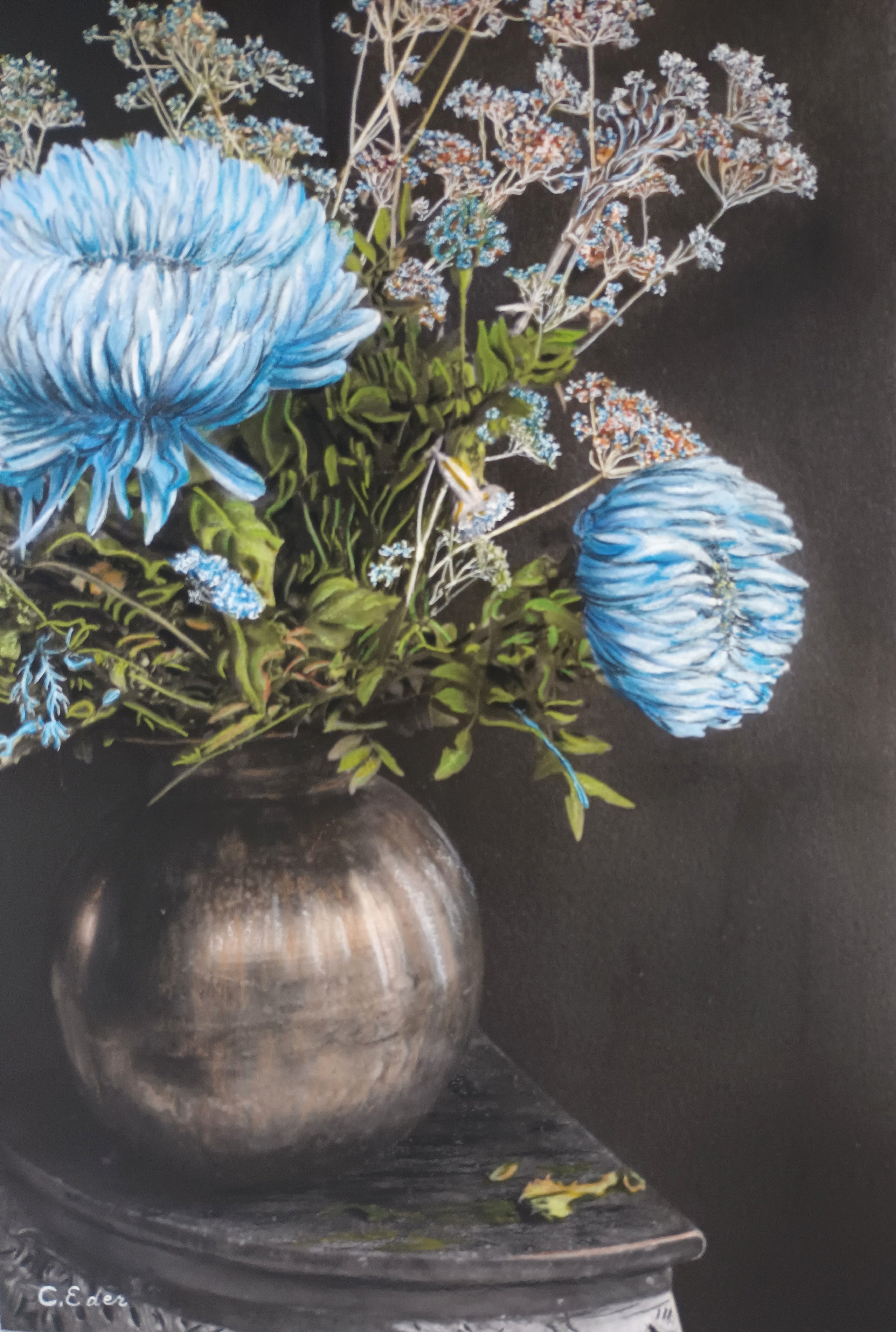 Colorized Photography PhotoArt 'STILL LIFE BLUE' Charlotte Eder