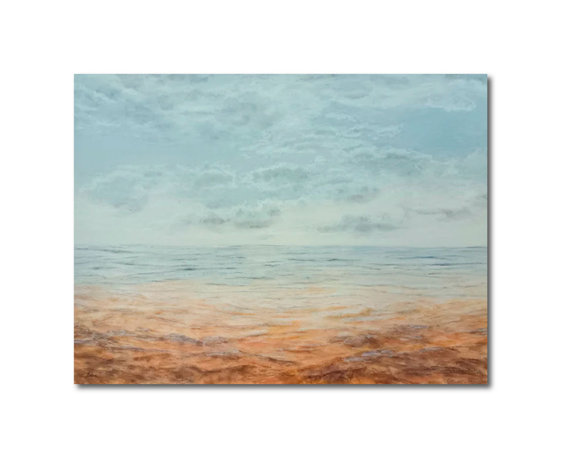 Pastels Watercolor 'THE BEACH' Charlotte Eder